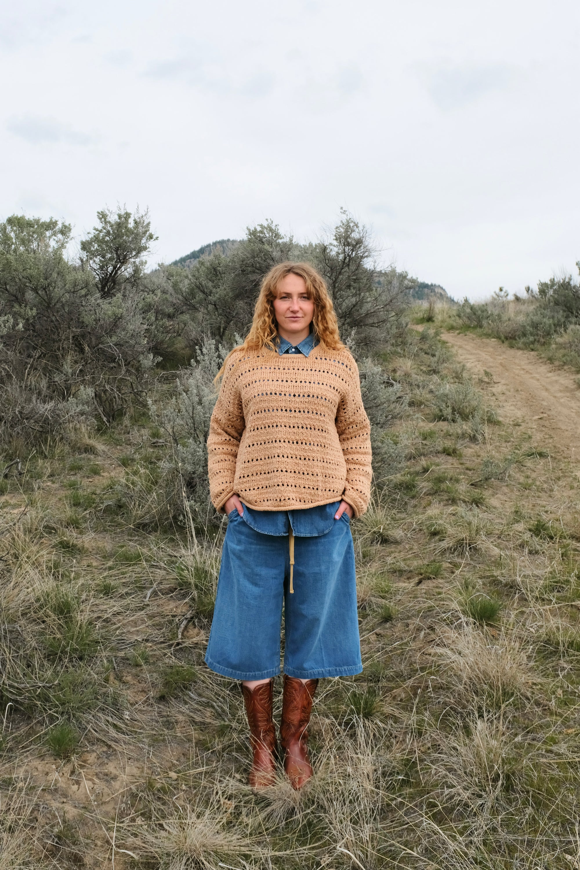 Wol Hide Open Pullover / Tannin