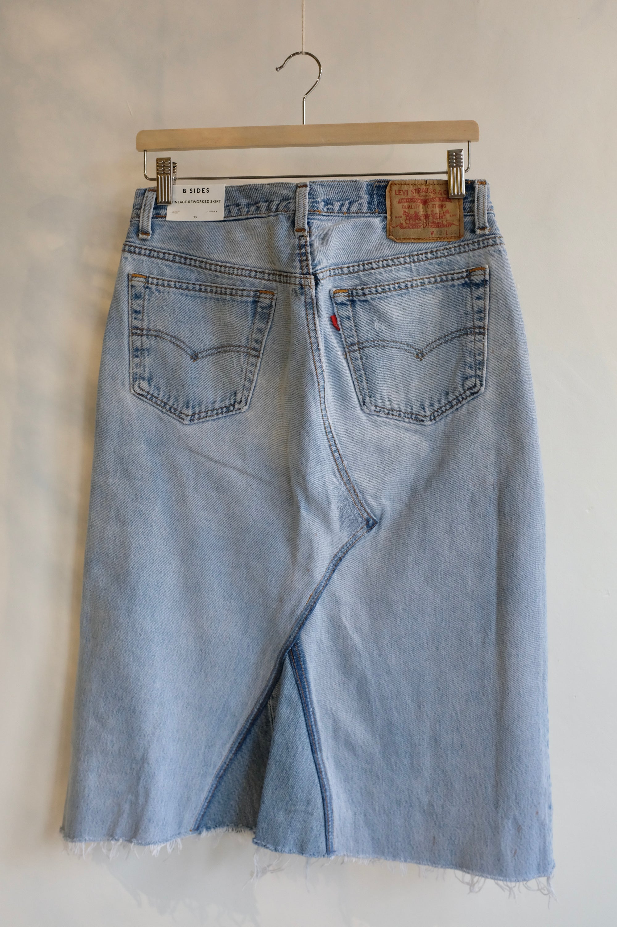 B sides Vintage Insert Skirt / Vintage Indigo