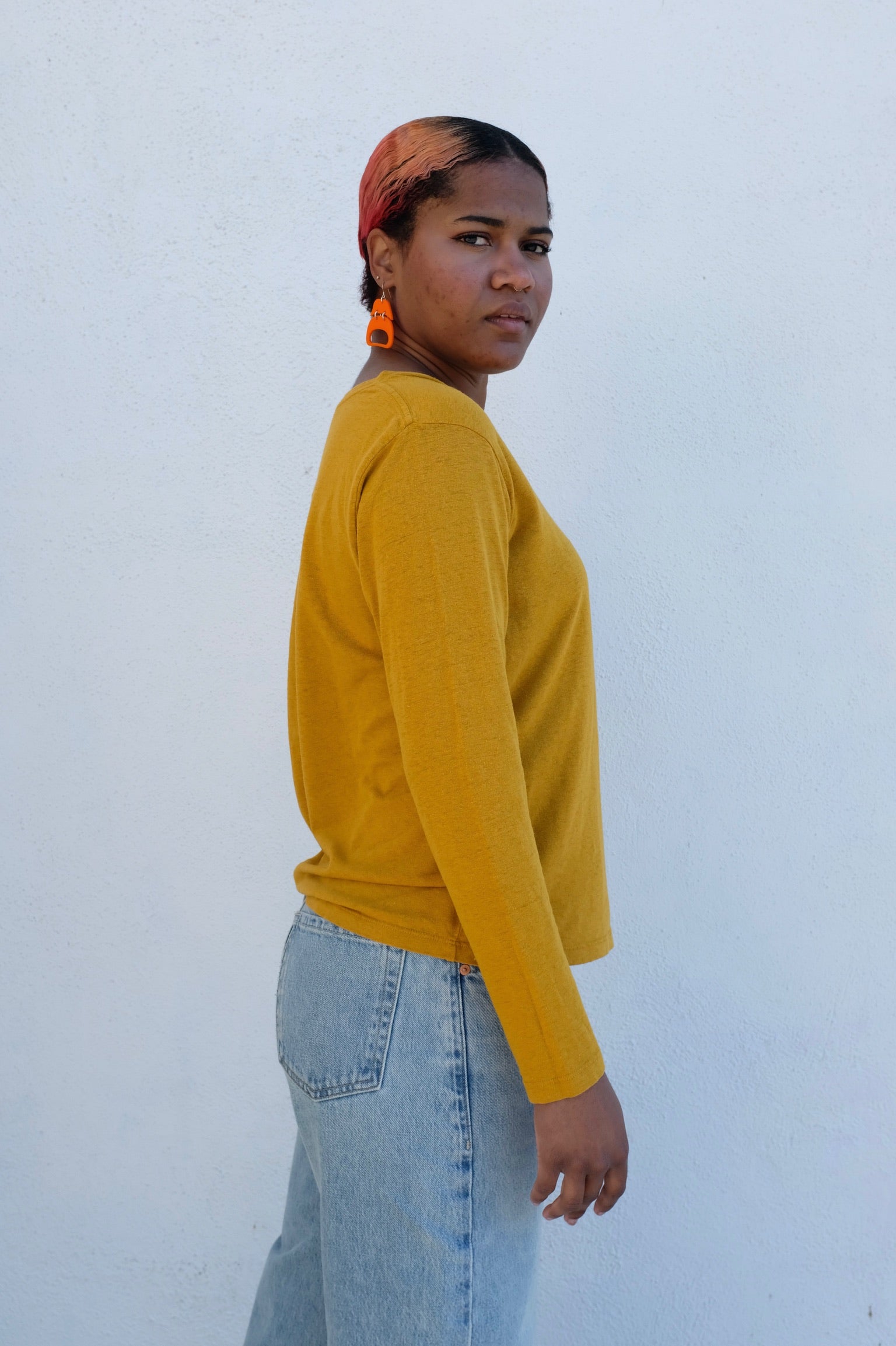 Jungmaven Encanto Long Sleeve / Spicy Mustard