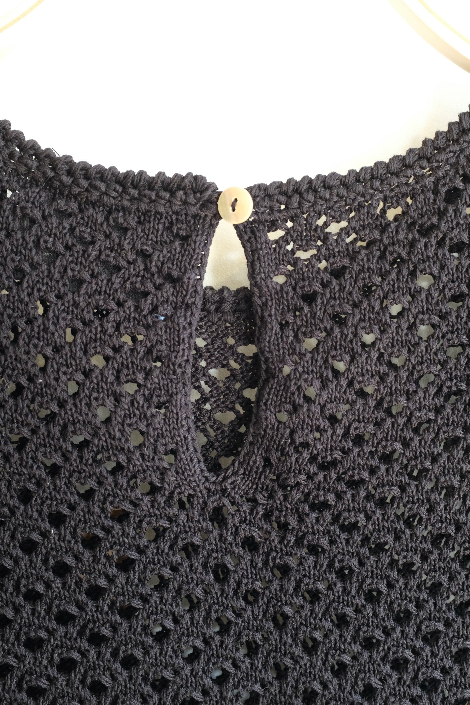 Pre-Loved / No.6 Silas Crochet Top / Black