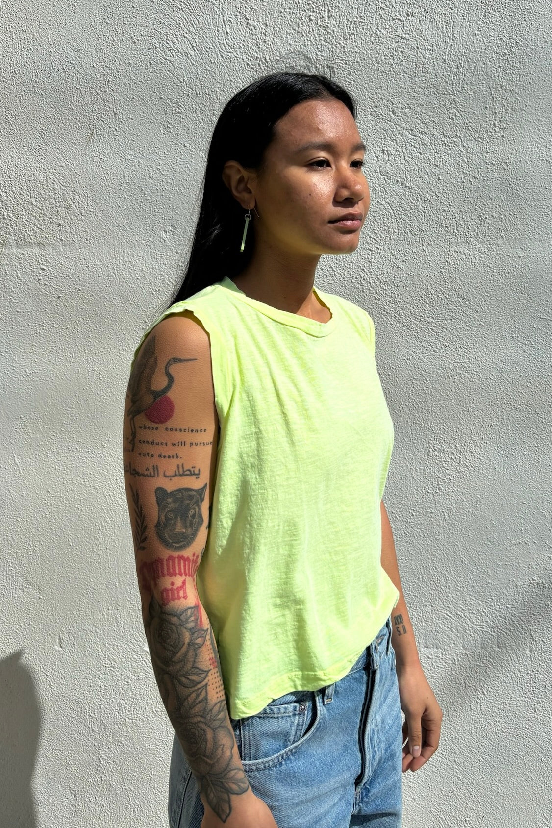 Sundry Muscle tank / Lime