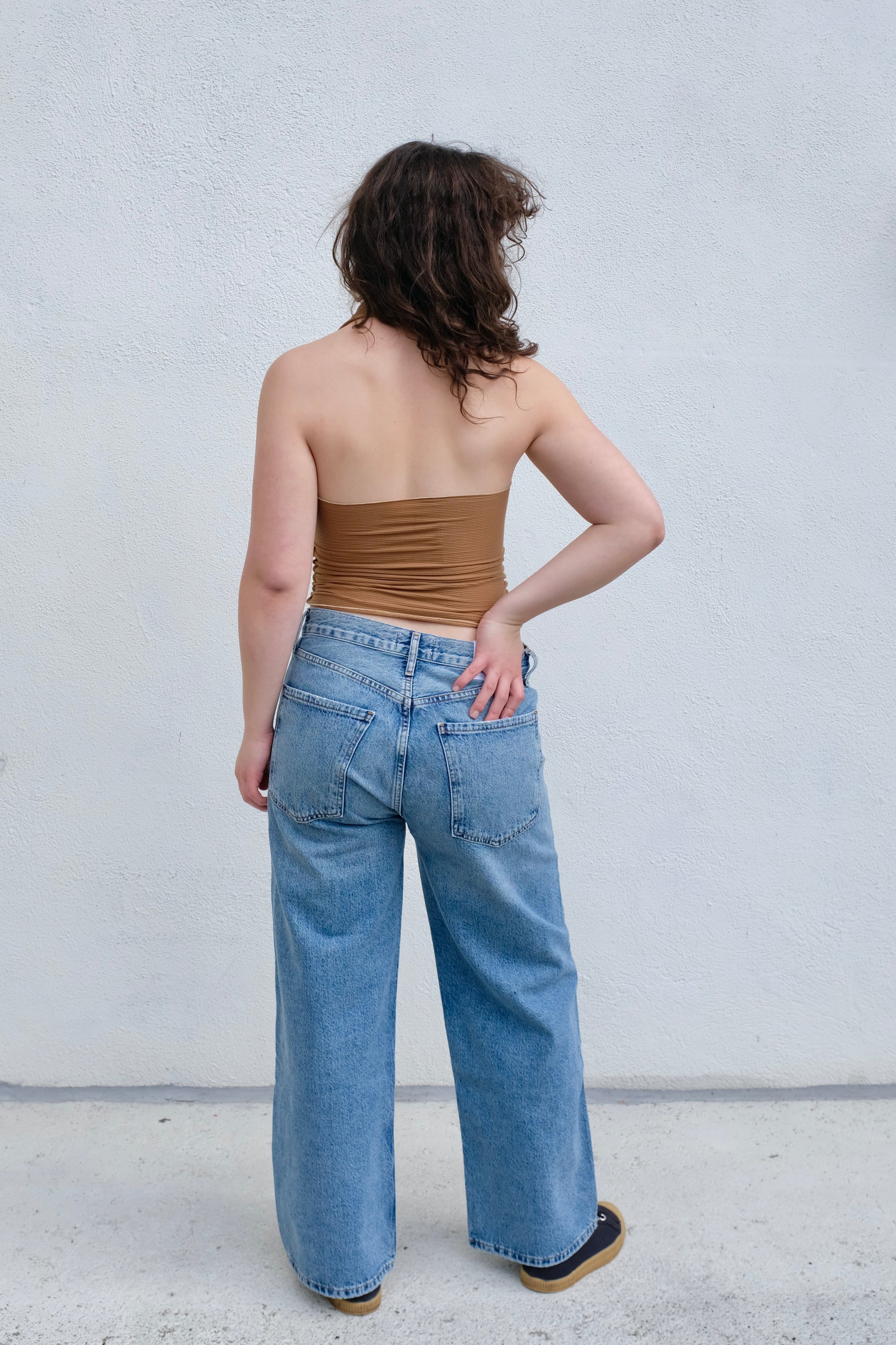 Baserange Cinder Halter Top / Alamillo Brown