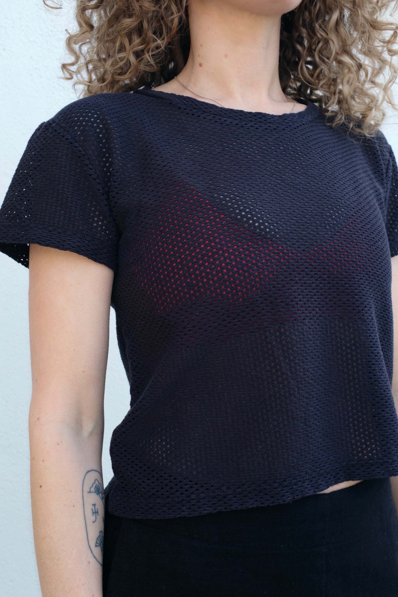 Jungmaven Carmen Mesh Tee / Black