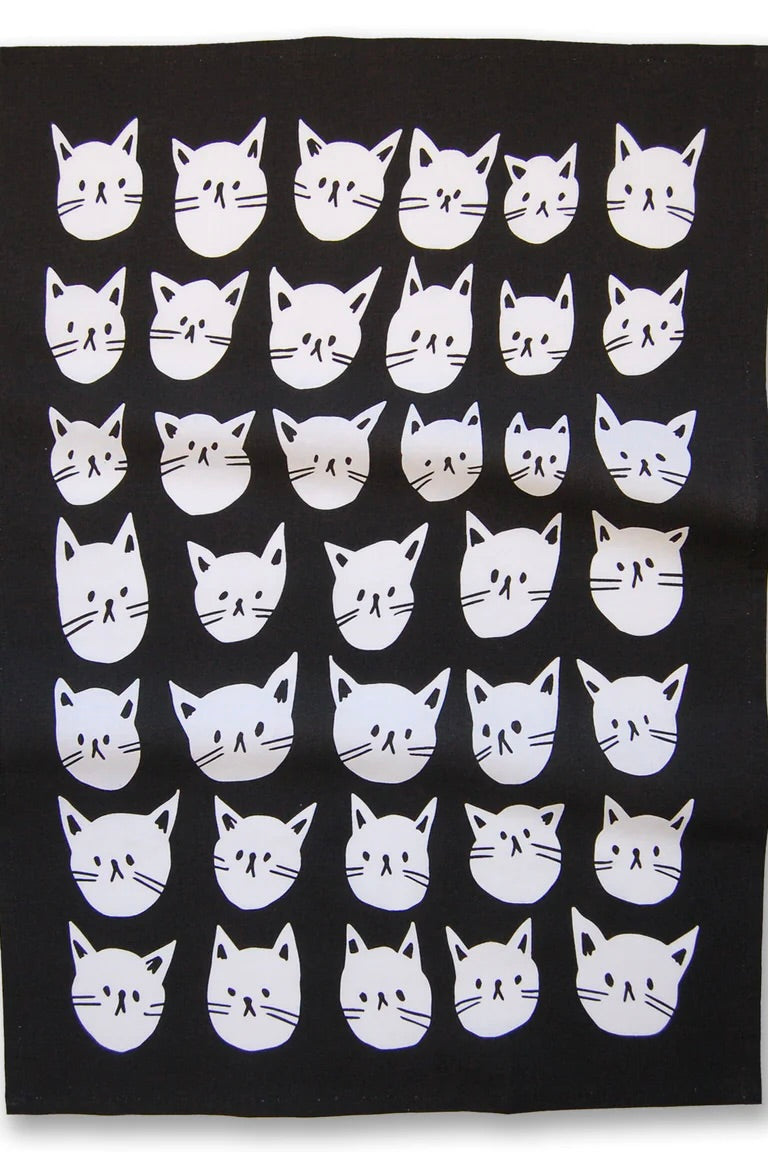 Badger & Burke Tea Towel / Many Cats