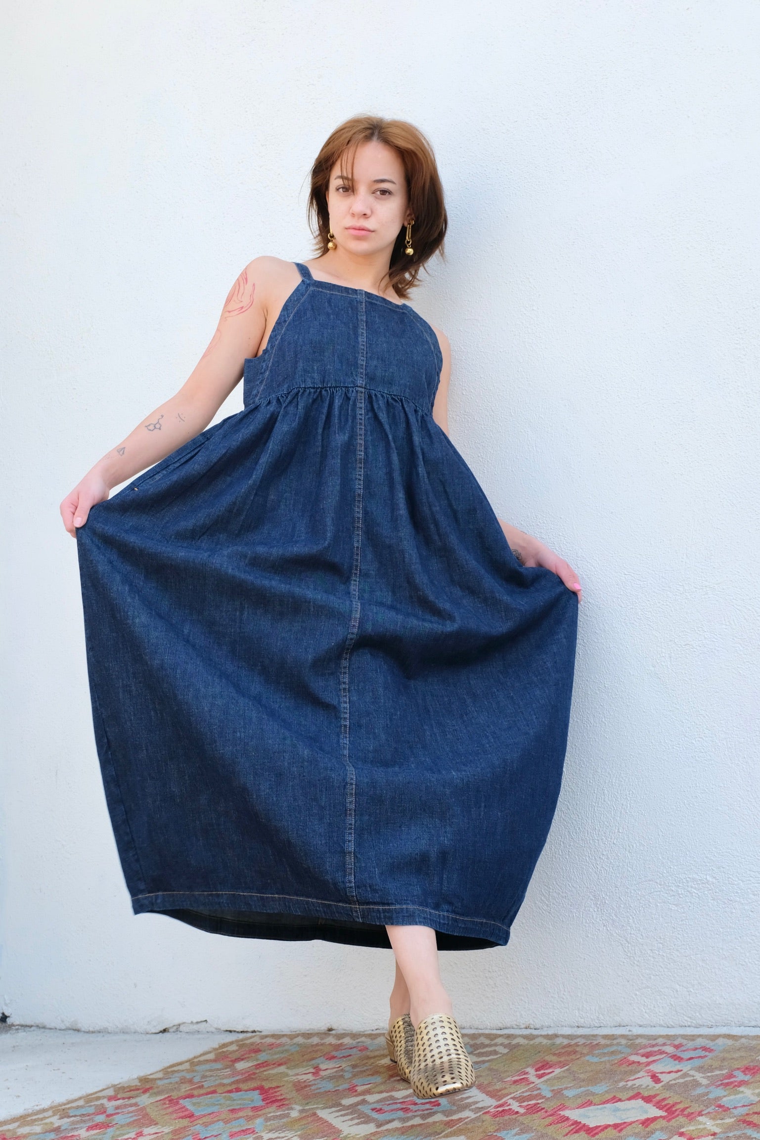 Rachel Comey Fresco Dress Vista Denim / Indigo