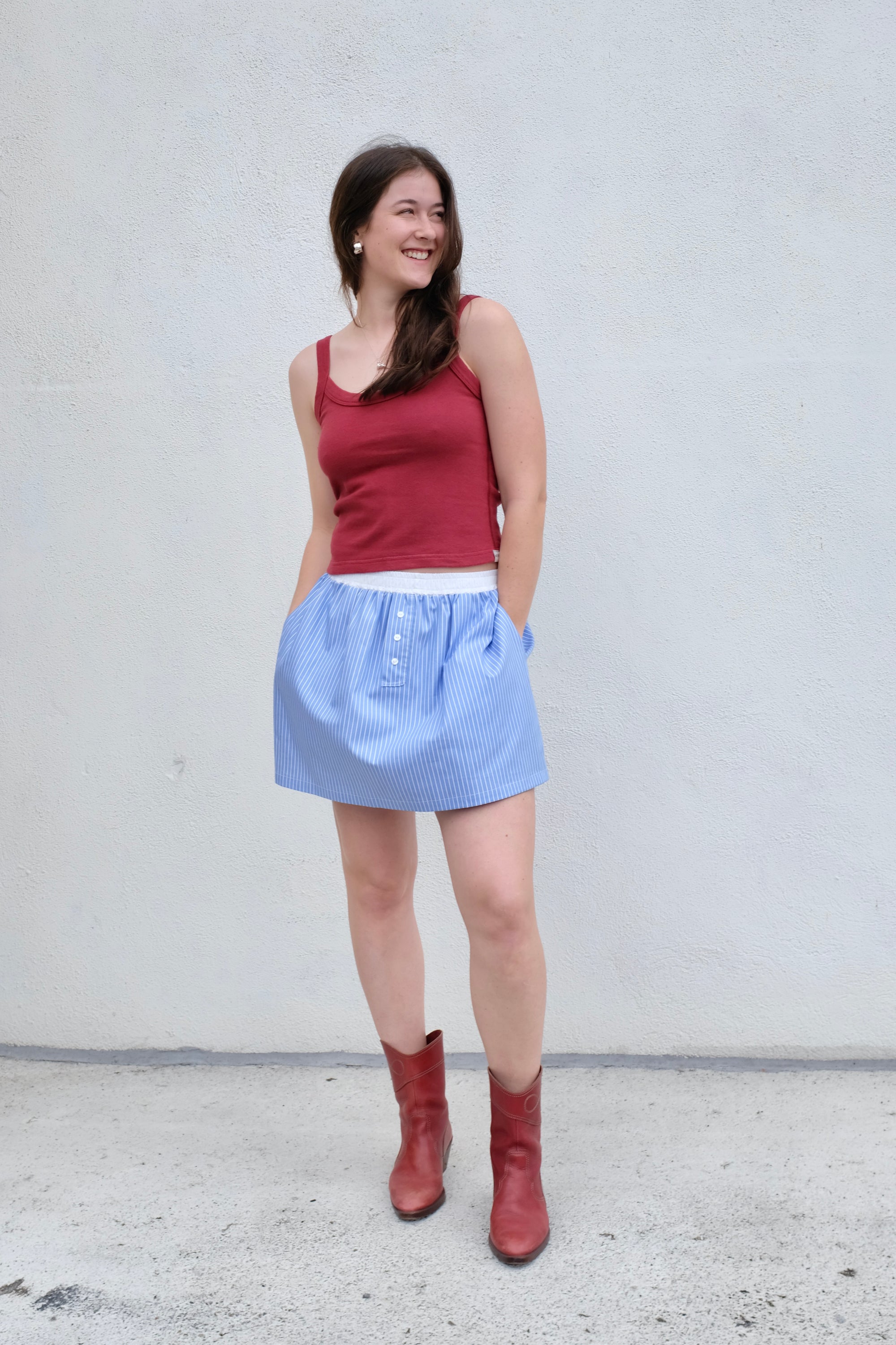 Merge Breeze tank top / Barolo