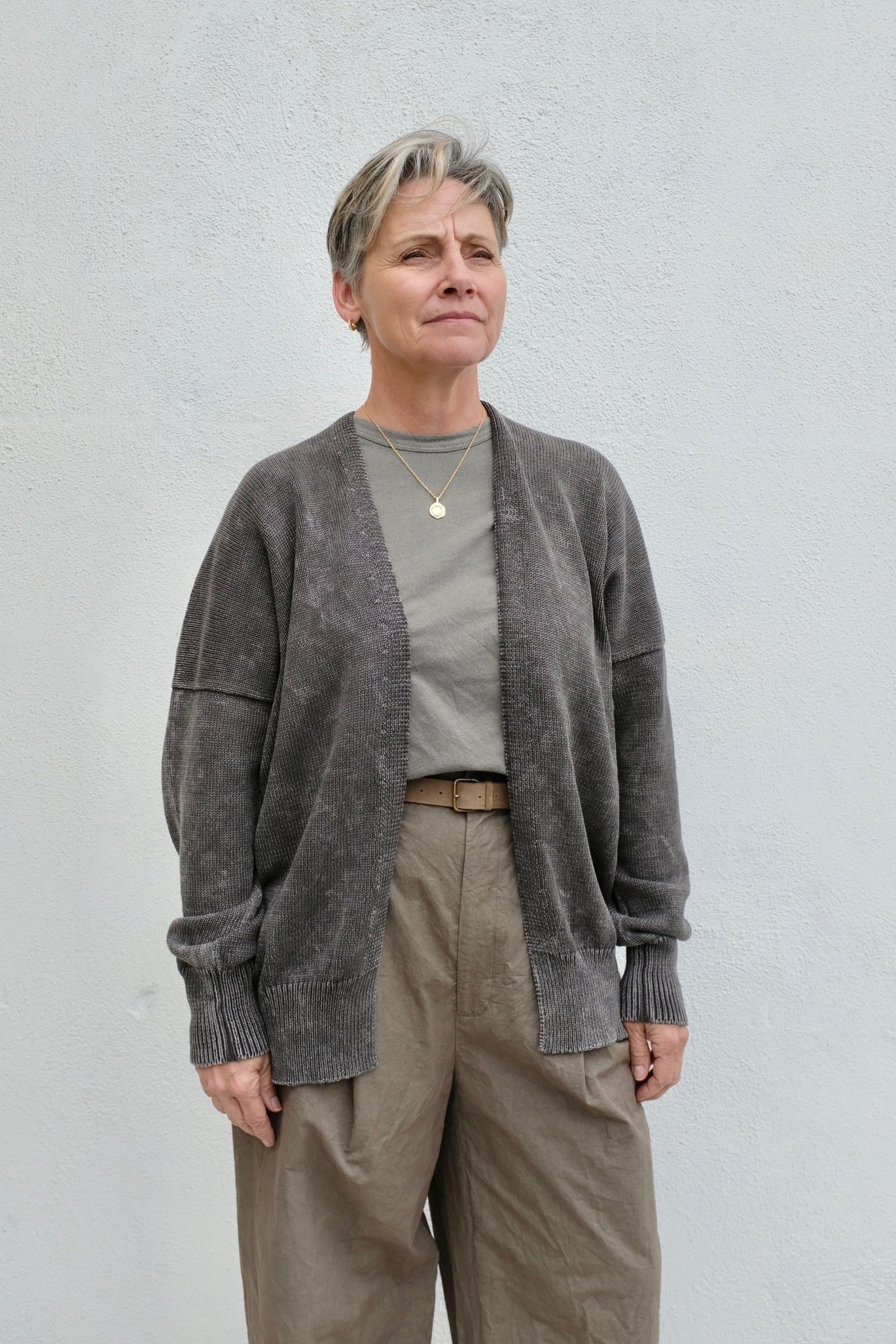 Lauren Manoogian Fade Cardigan / Washed Ink