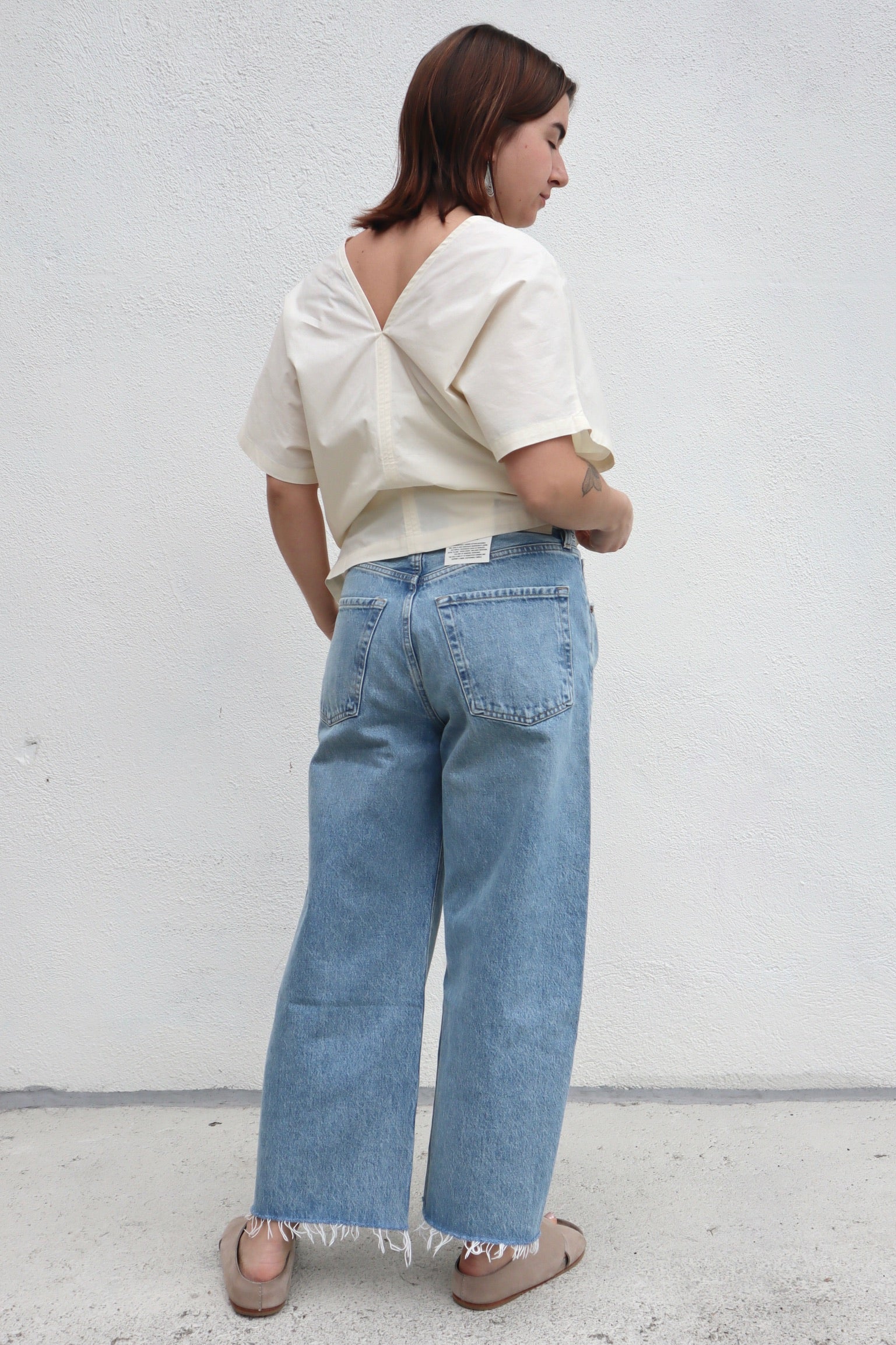Citizen of Humanity Ayla Raw Hem Crop / Sodapop