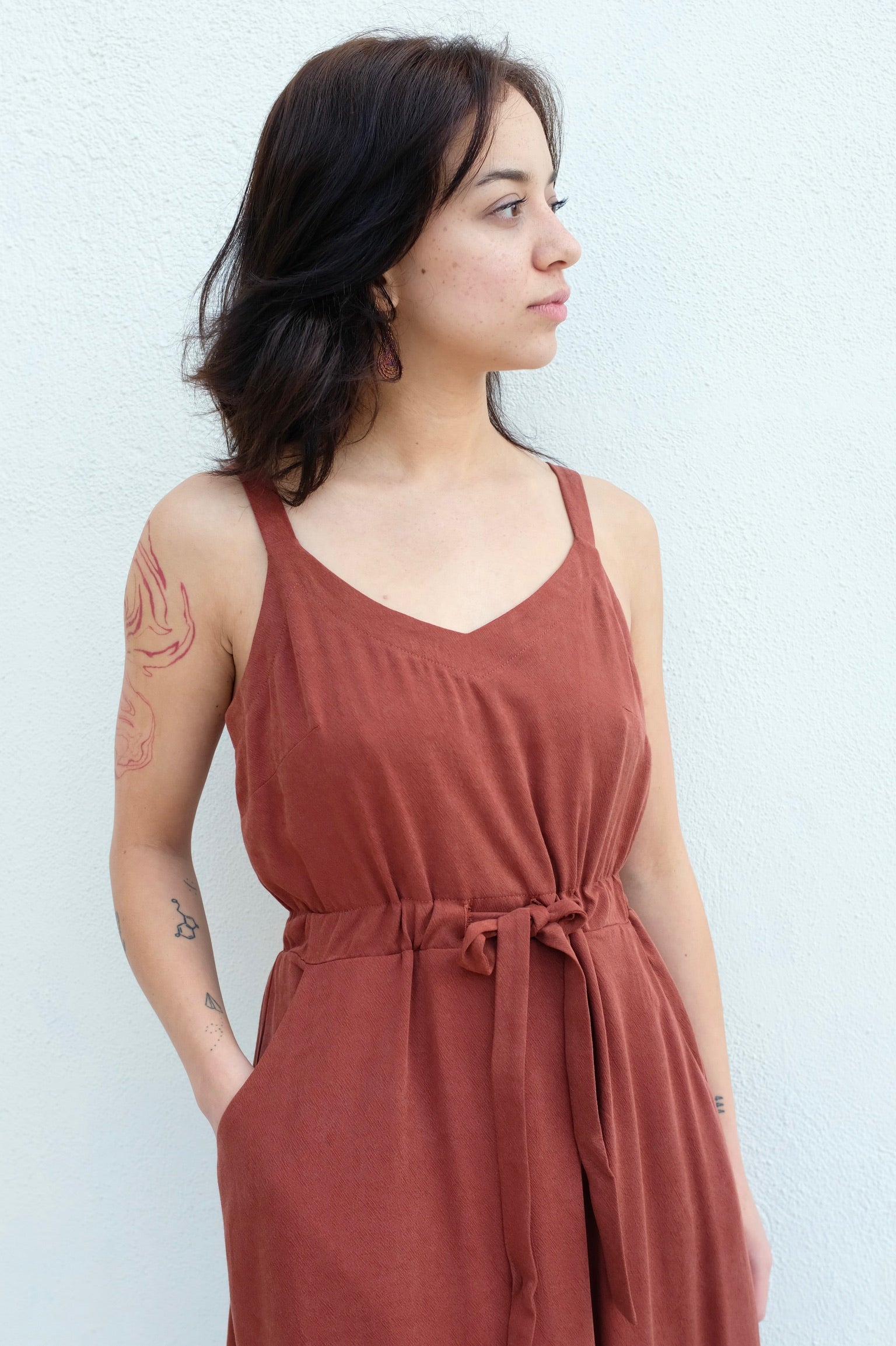 Cokluch Canna Dress / Chestnut