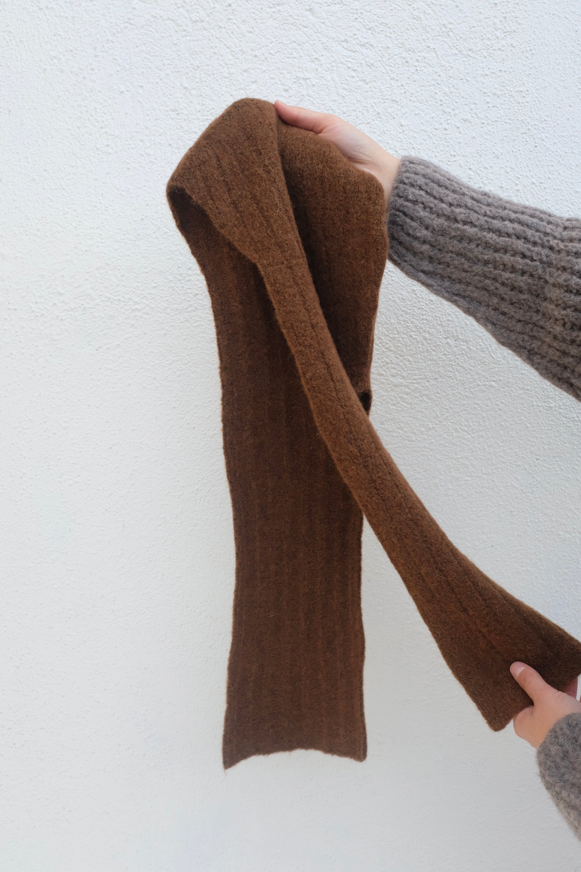 Mimi Hood Scarf / Espresso