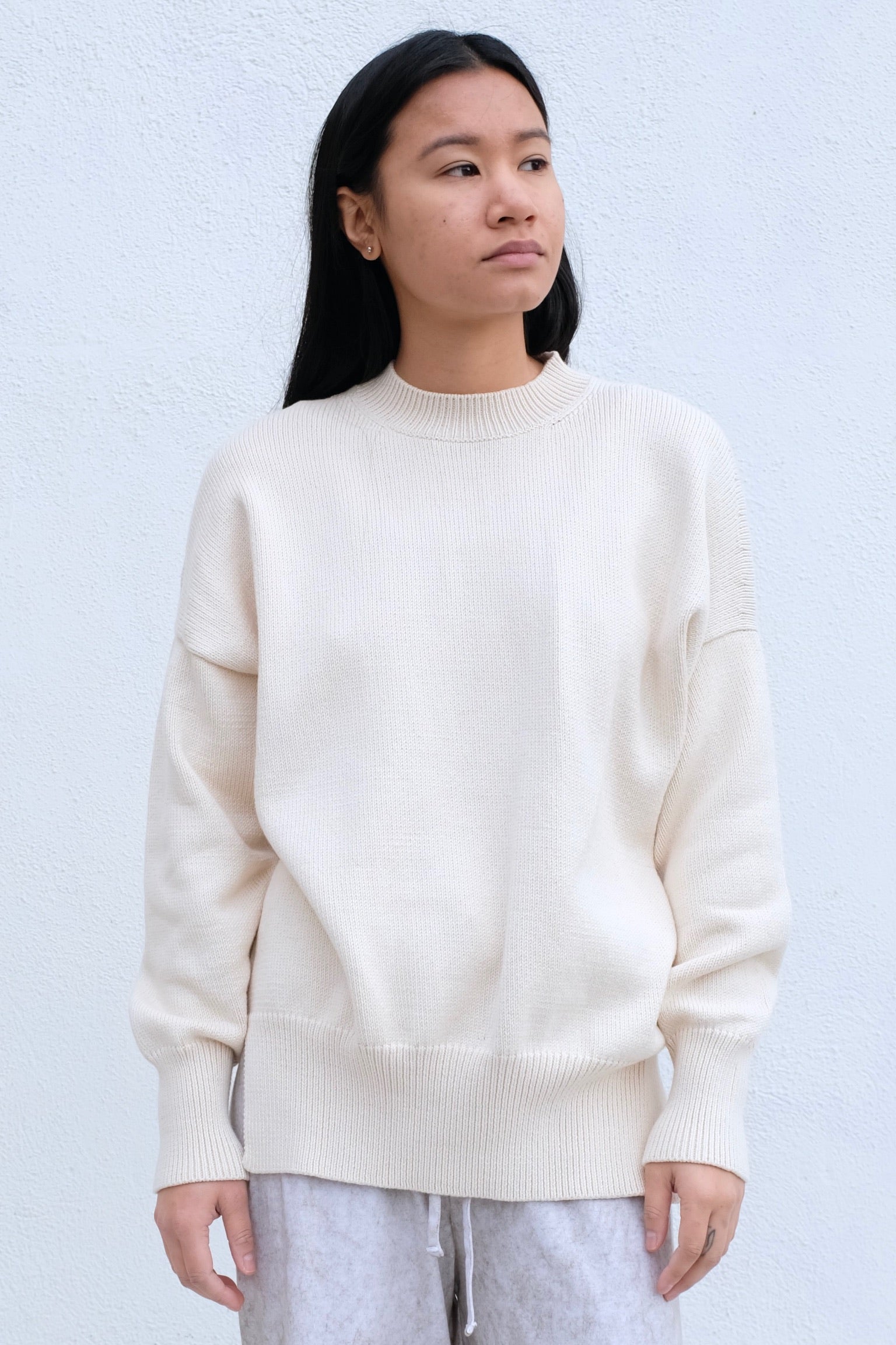 Lauren Manoogian Simple Crewneck / Natural