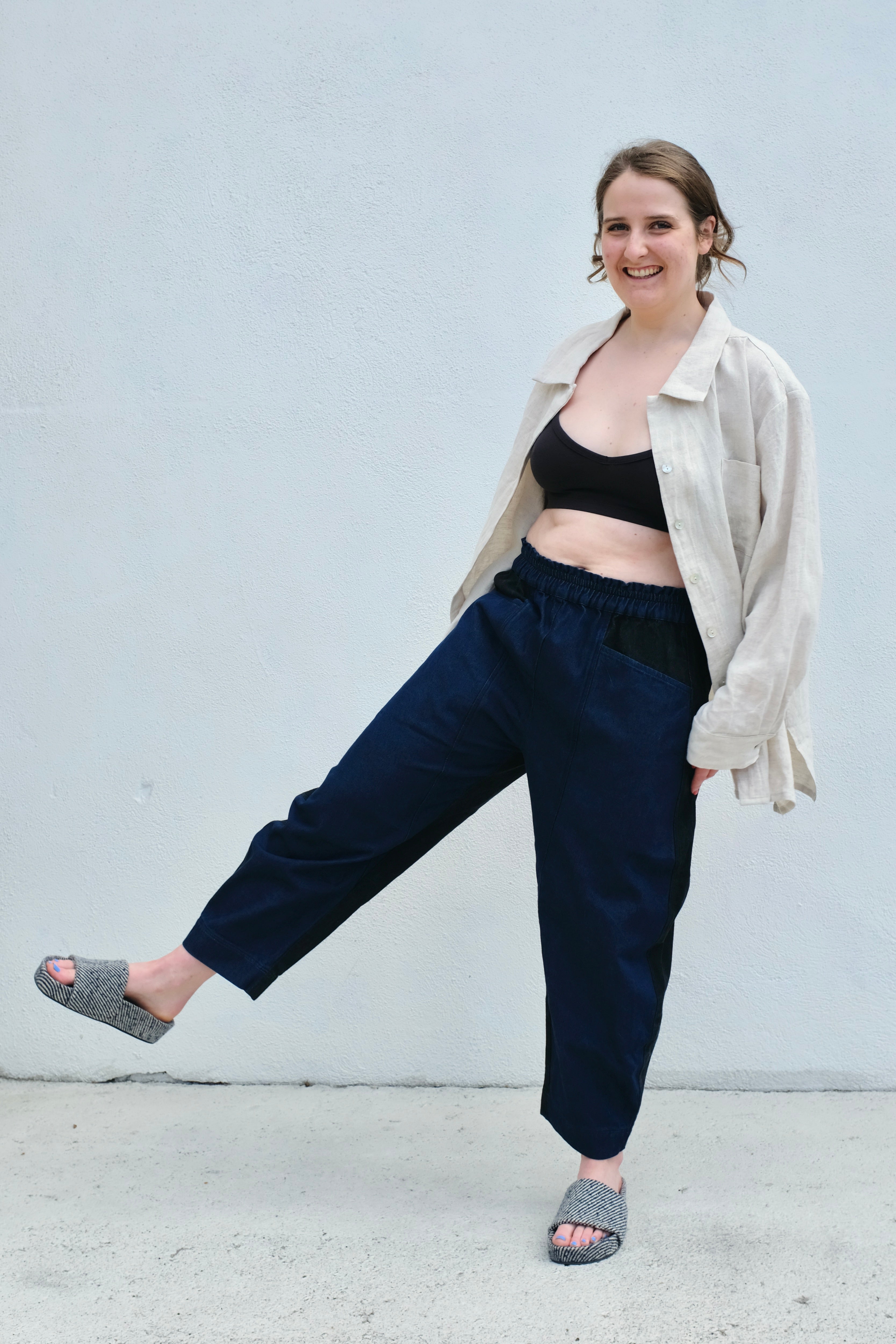 Ursa Minor Flor Arca Pants / Denim Criss Cross