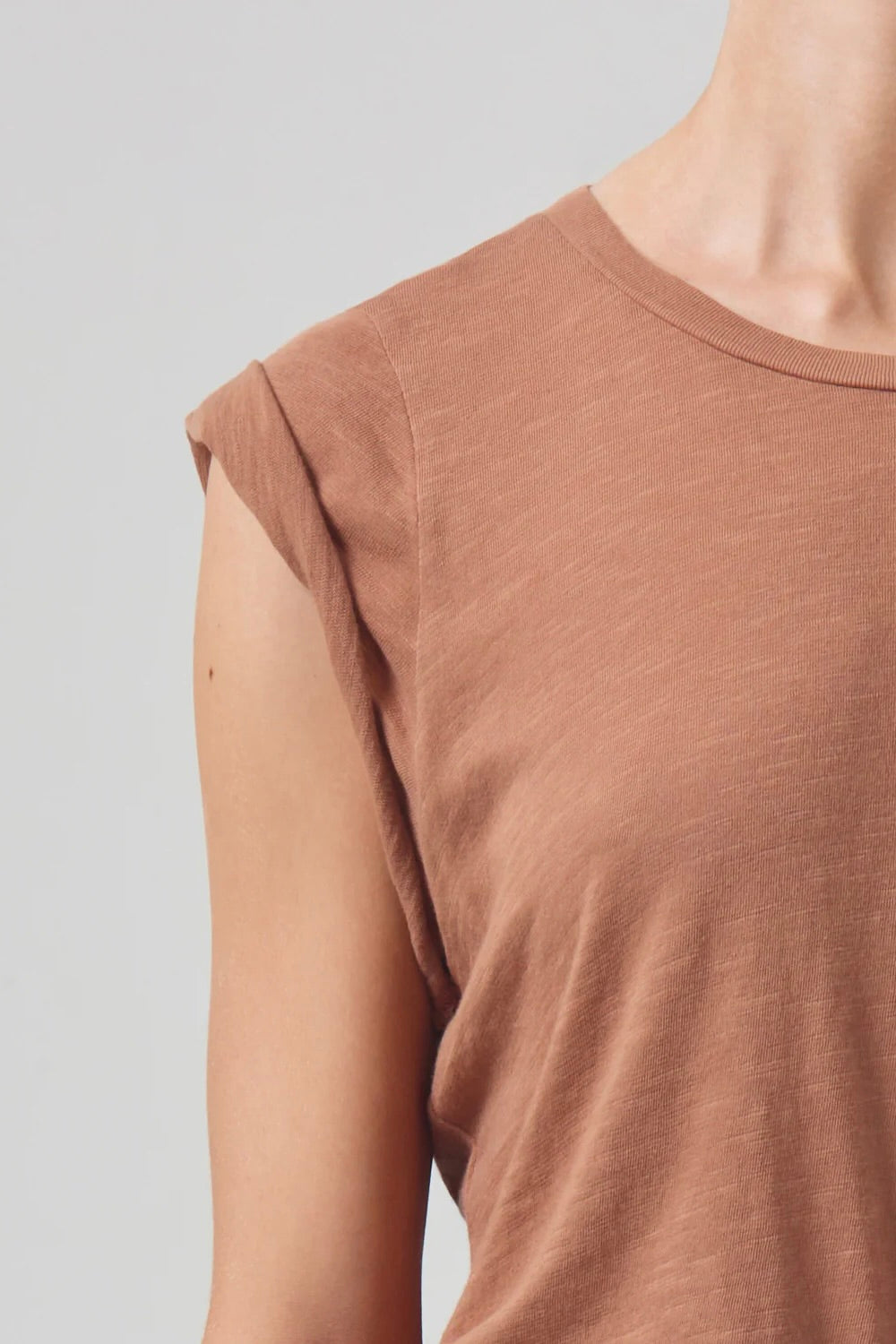 COH Kelsey Roll Sleeve Tee / TopazCOH Kelsey Roll Sleeve Tee / Topaz