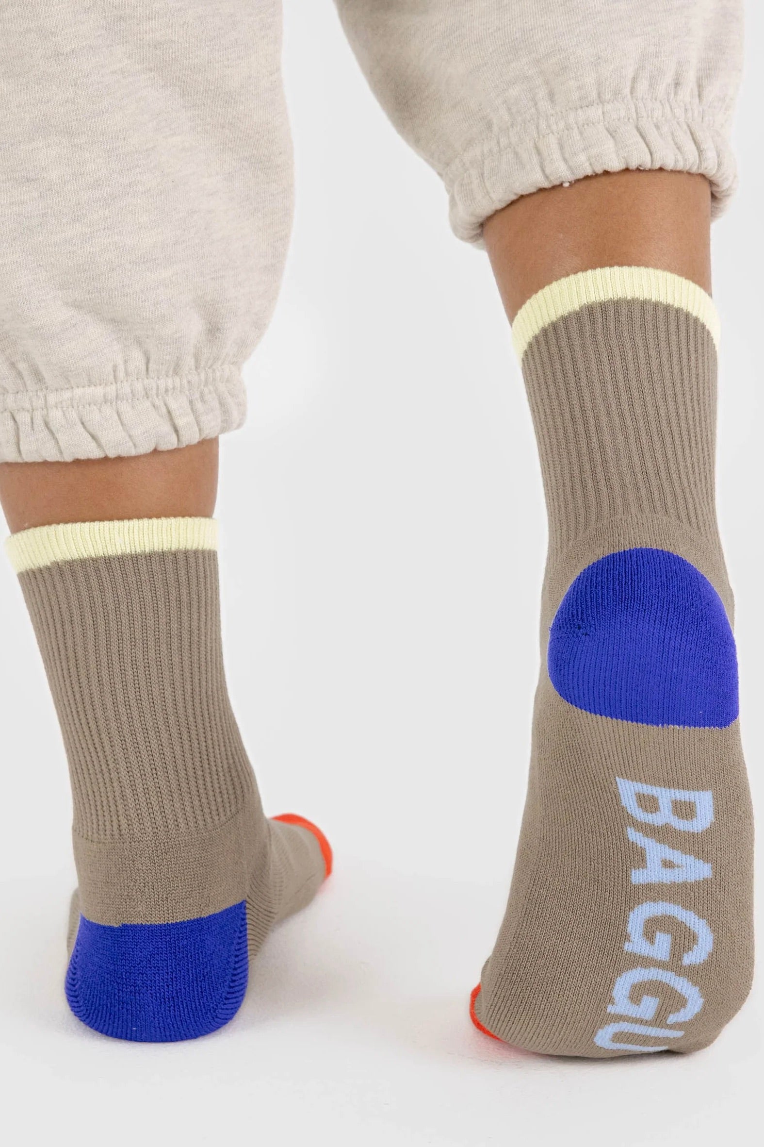 Ribbed Sock / Dove Mix