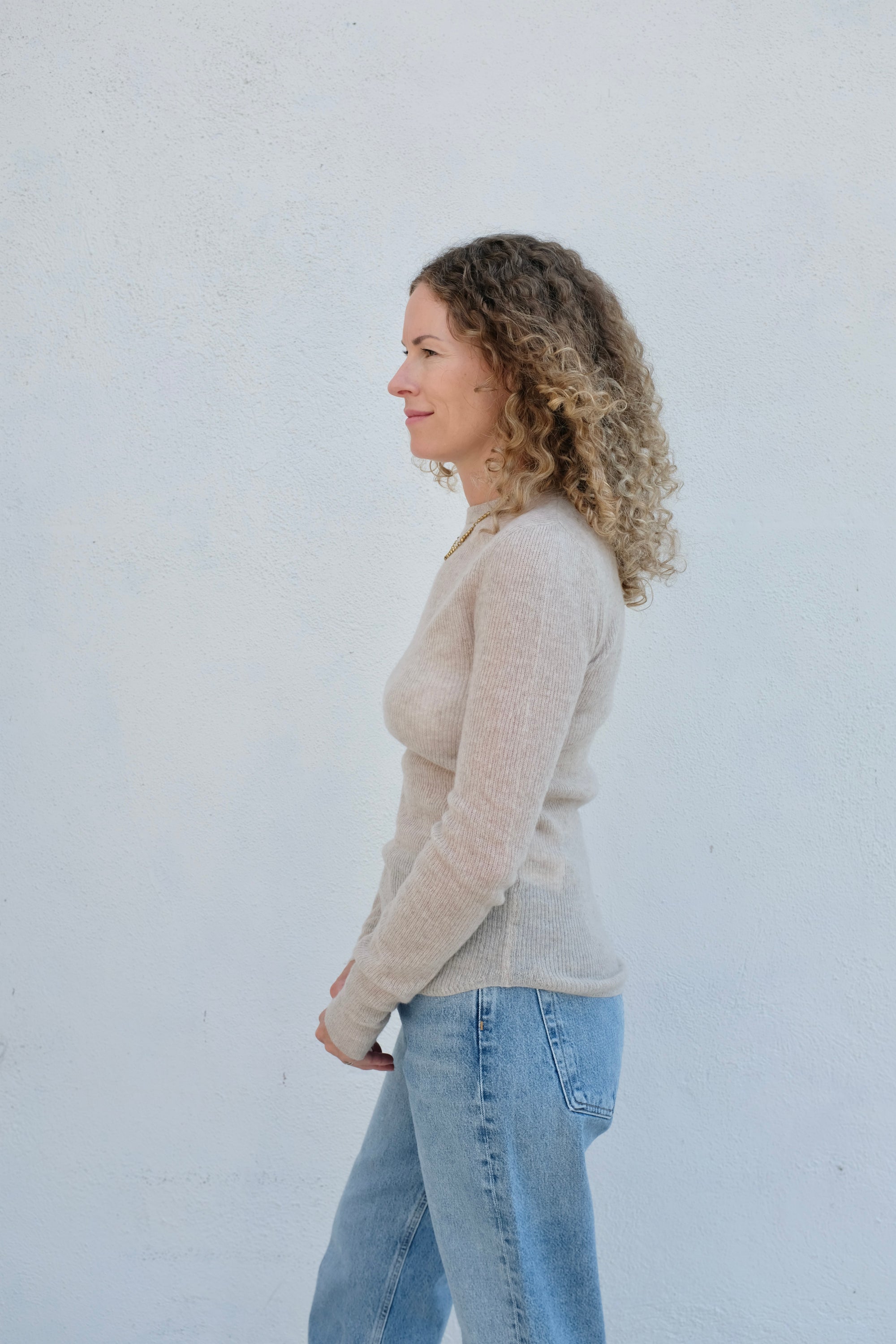 Alessia Crewneck Sweater / Oatmeal