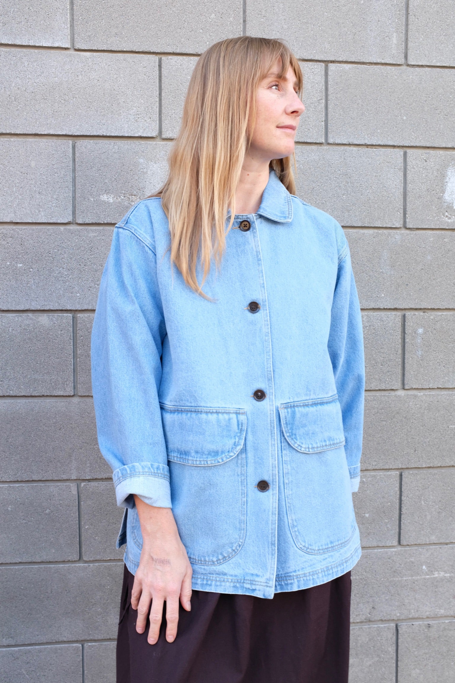 Gillian Stevens Ingrid Jacket / Medium Blue