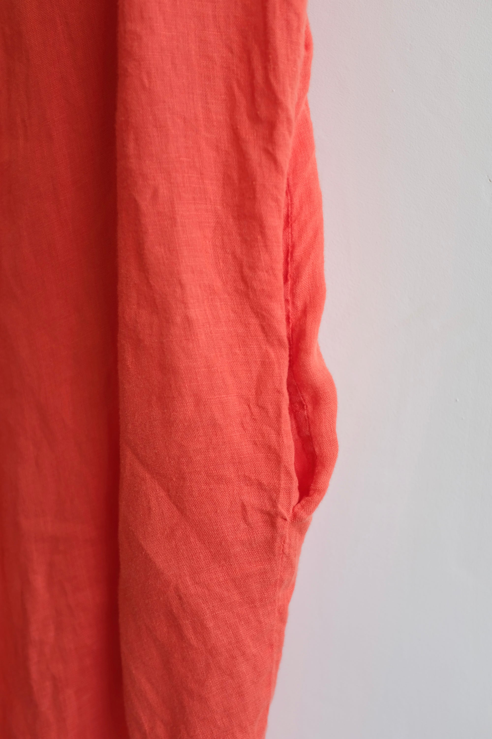 Pre-loved / Black Crane Orange Dress / Size small