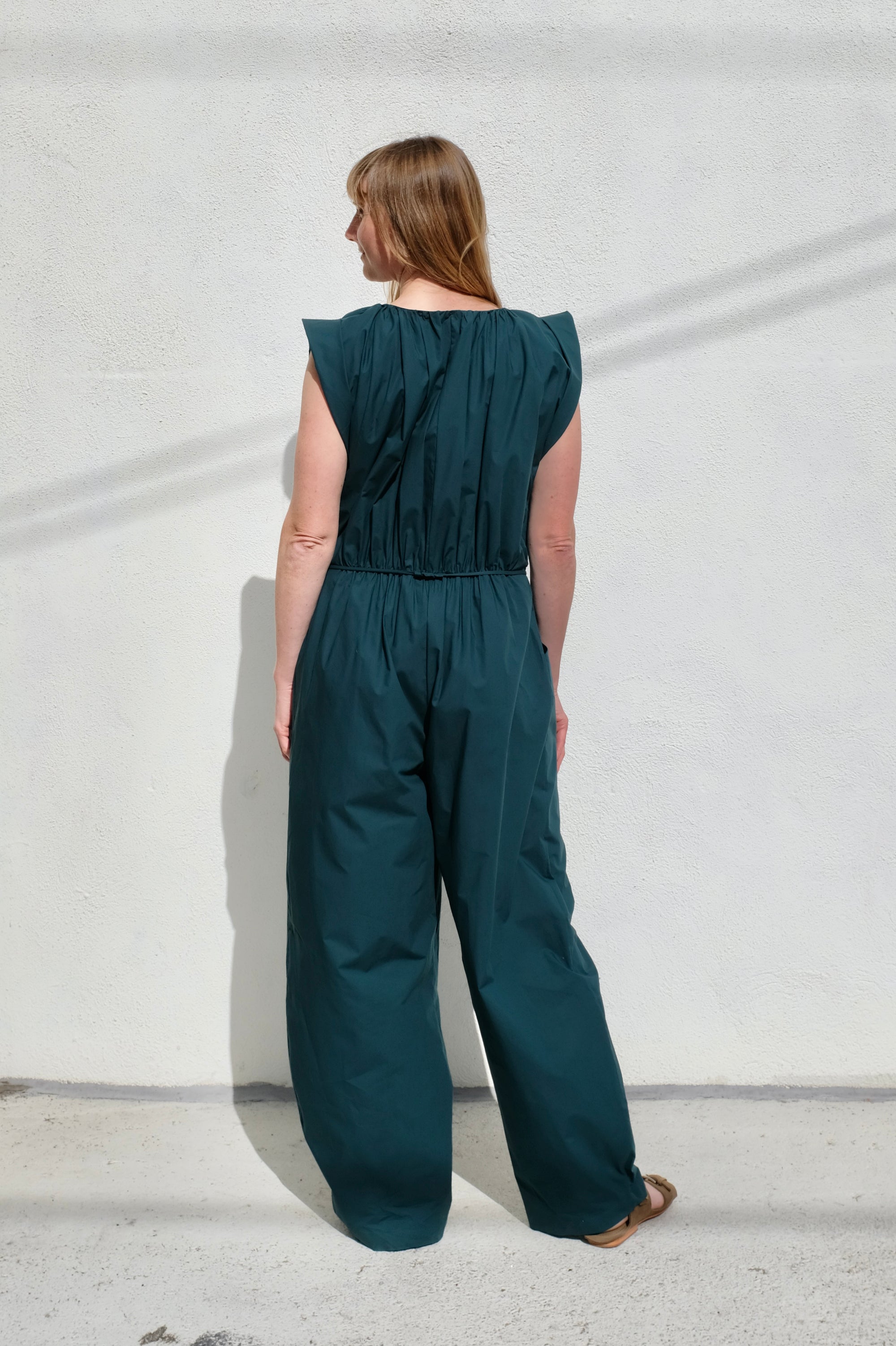 Rachel Comey Valencia Jumpsuit / Dark Juniper
