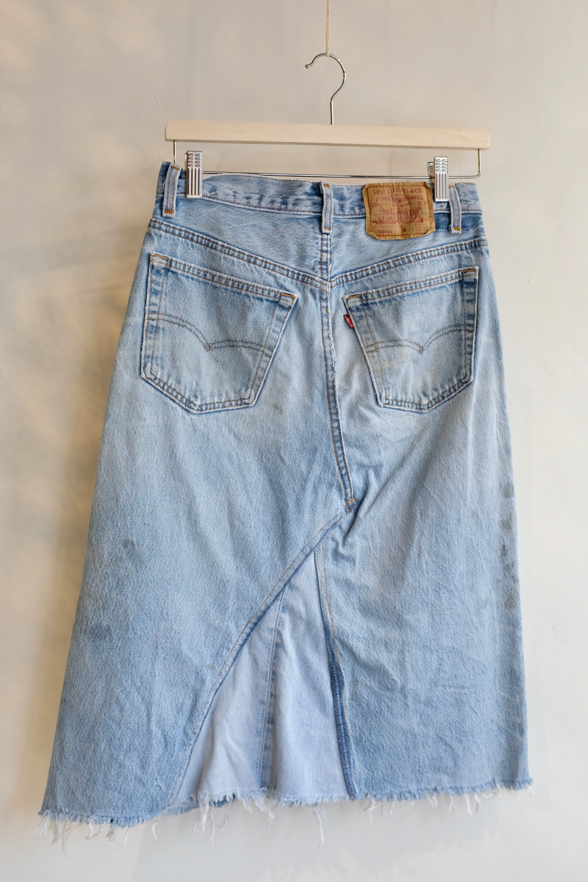 B sides Vintage Insert Skirt / Vintage Indigo