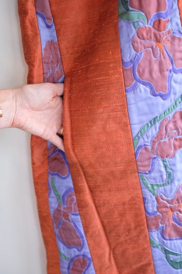 Pre-Loved / Thel Merry One-Of-A-Kind Quilted Silk Vest / One Size