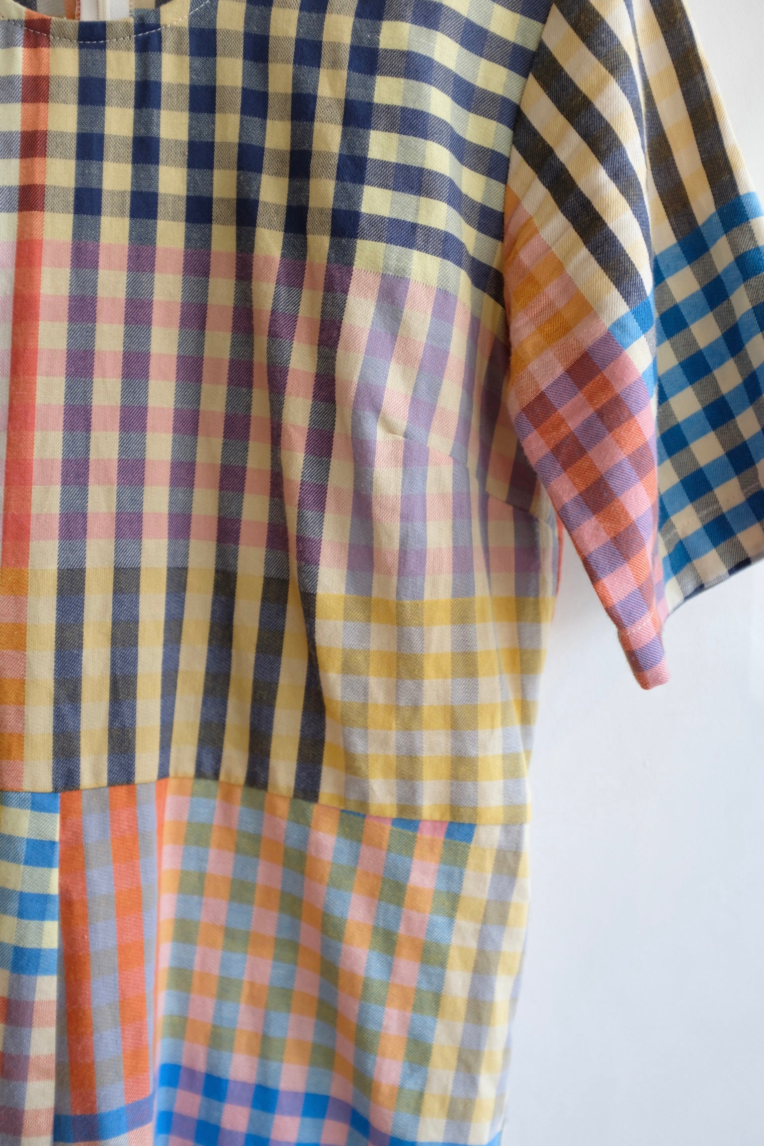Pre-loved / Ilana Khon Picnic Plaid Playsuit / Size 4P
