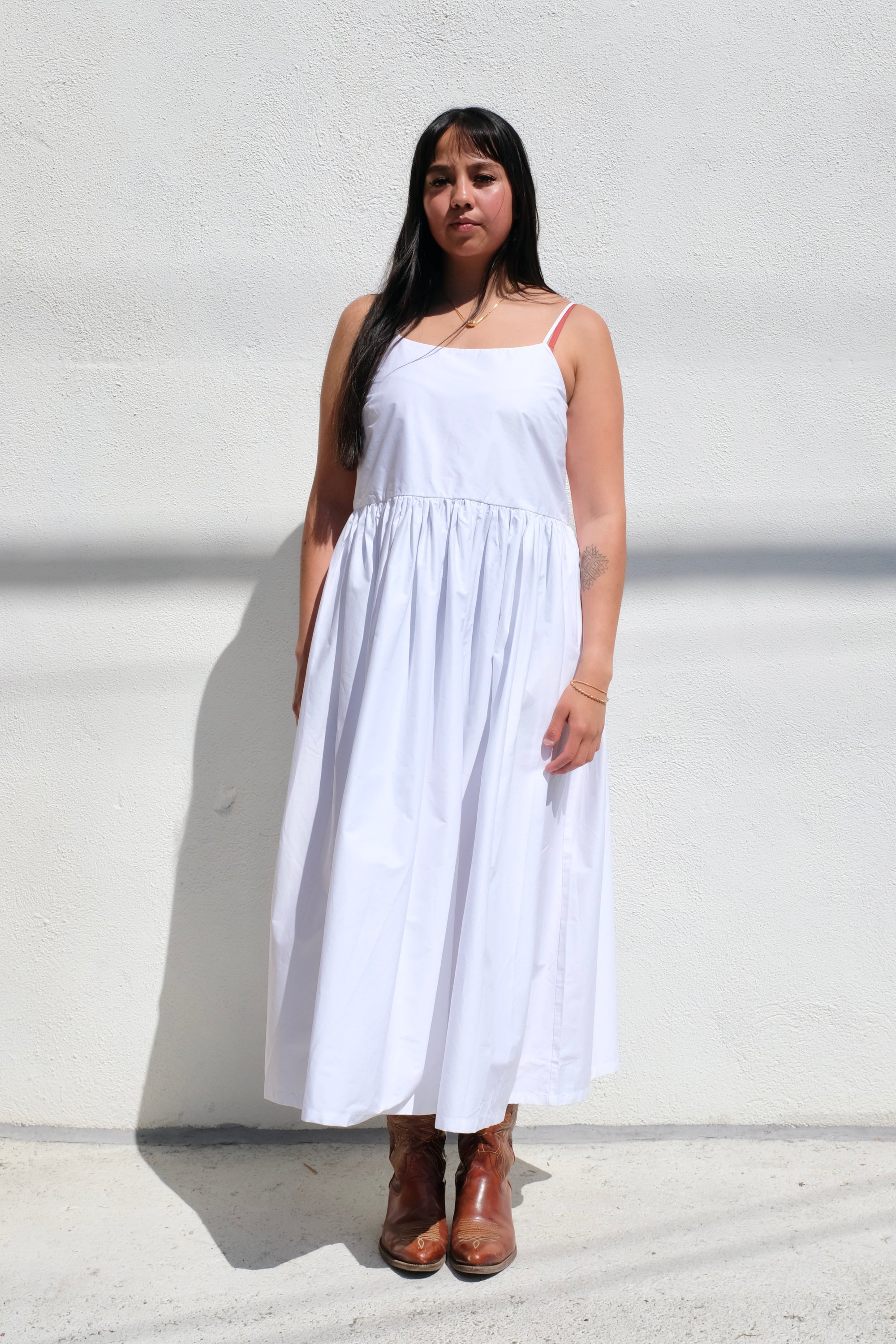Toit Volant Jane Dress / White