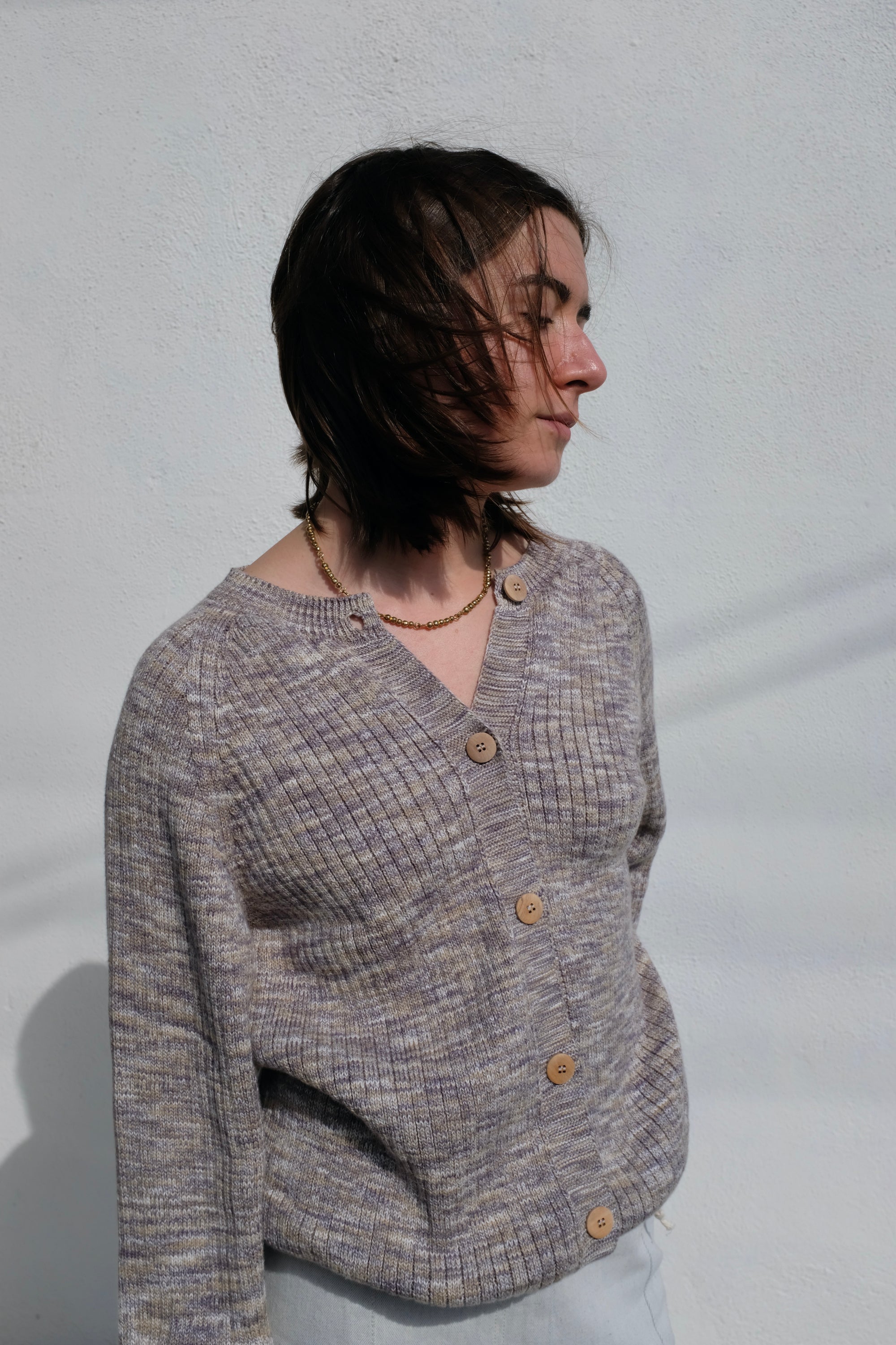 Baserange Soar Cardigan / Grey Melange