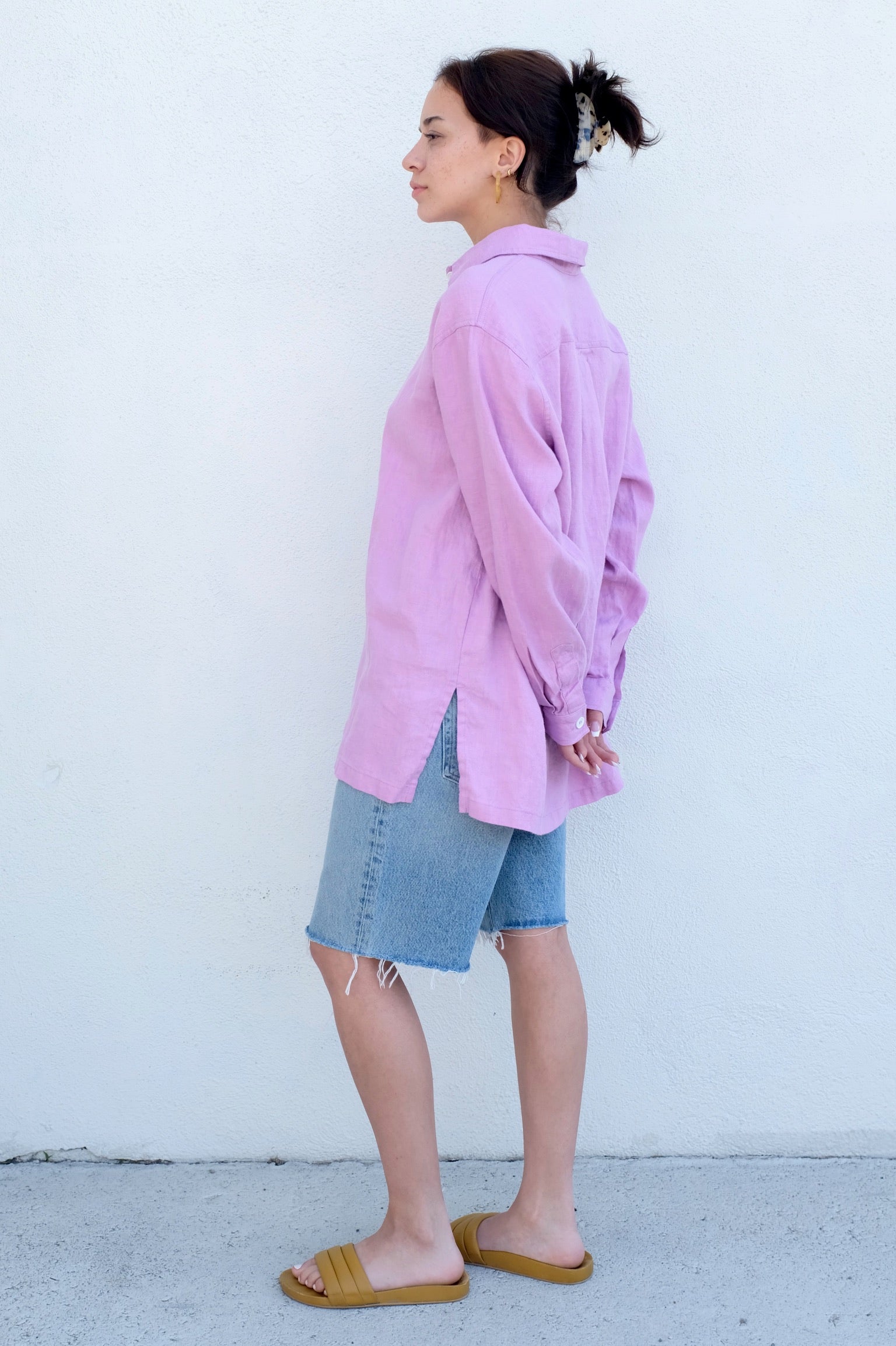 Shelter Lloyd Button Up Shirt / Magnolia