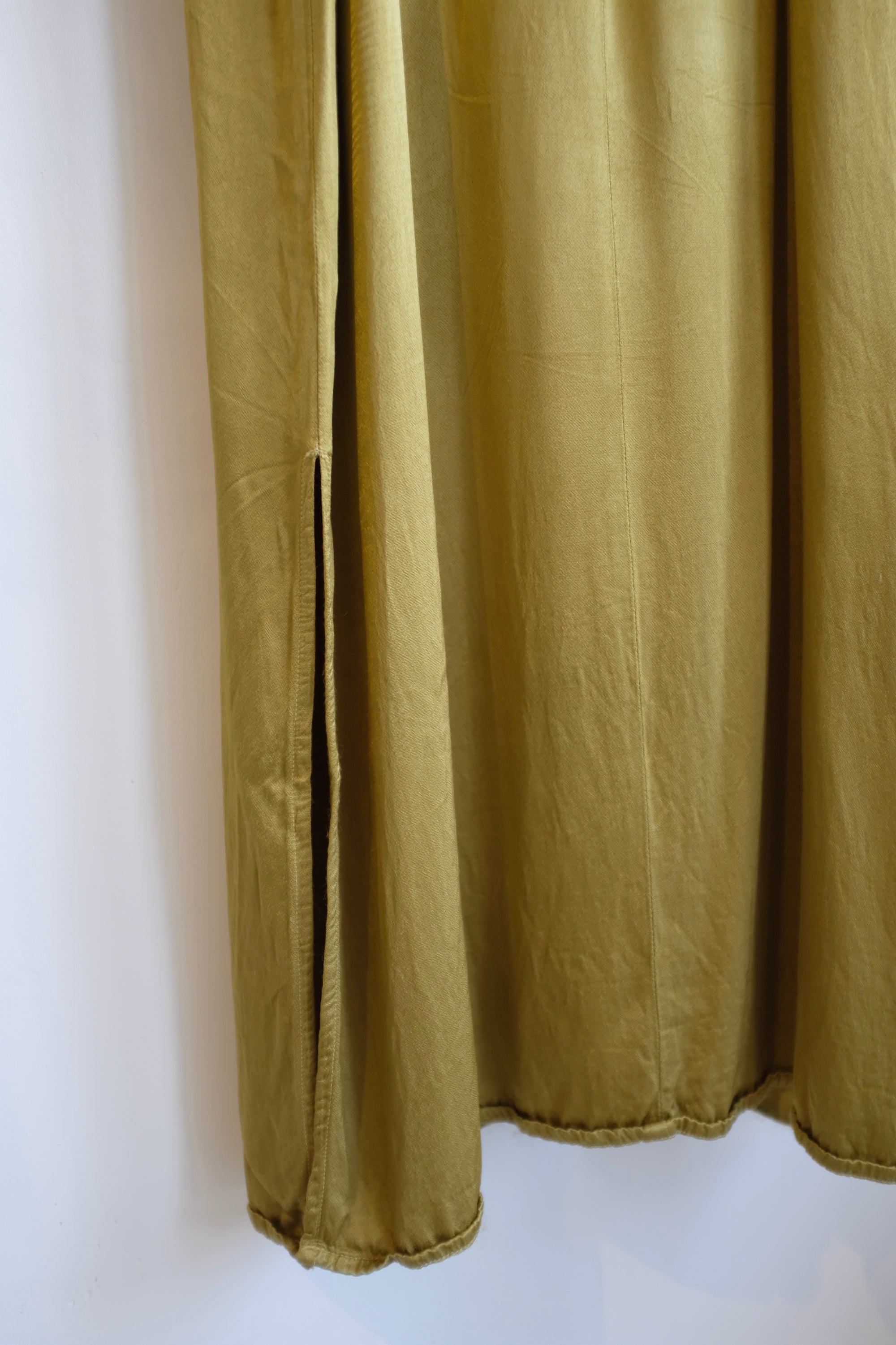 Pre-loved / LaCausa Leia Artichoke Cupro Slip Dress / Size XS