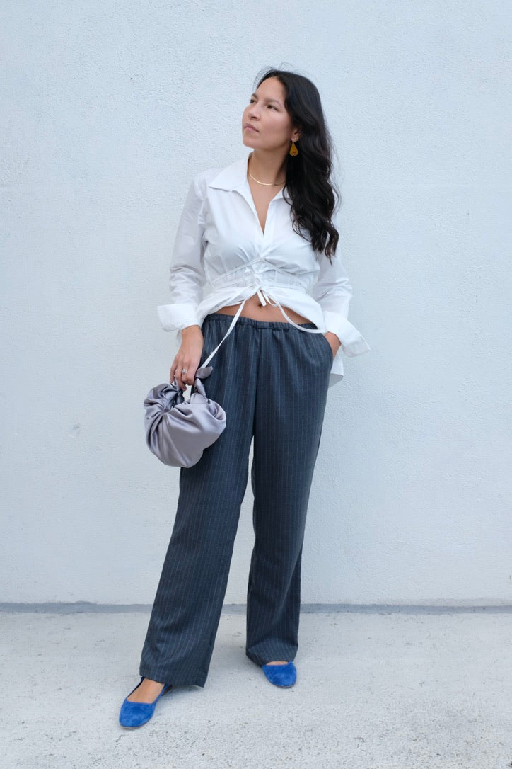 A Bronze Age Street Pant / Wolf Pinstripe