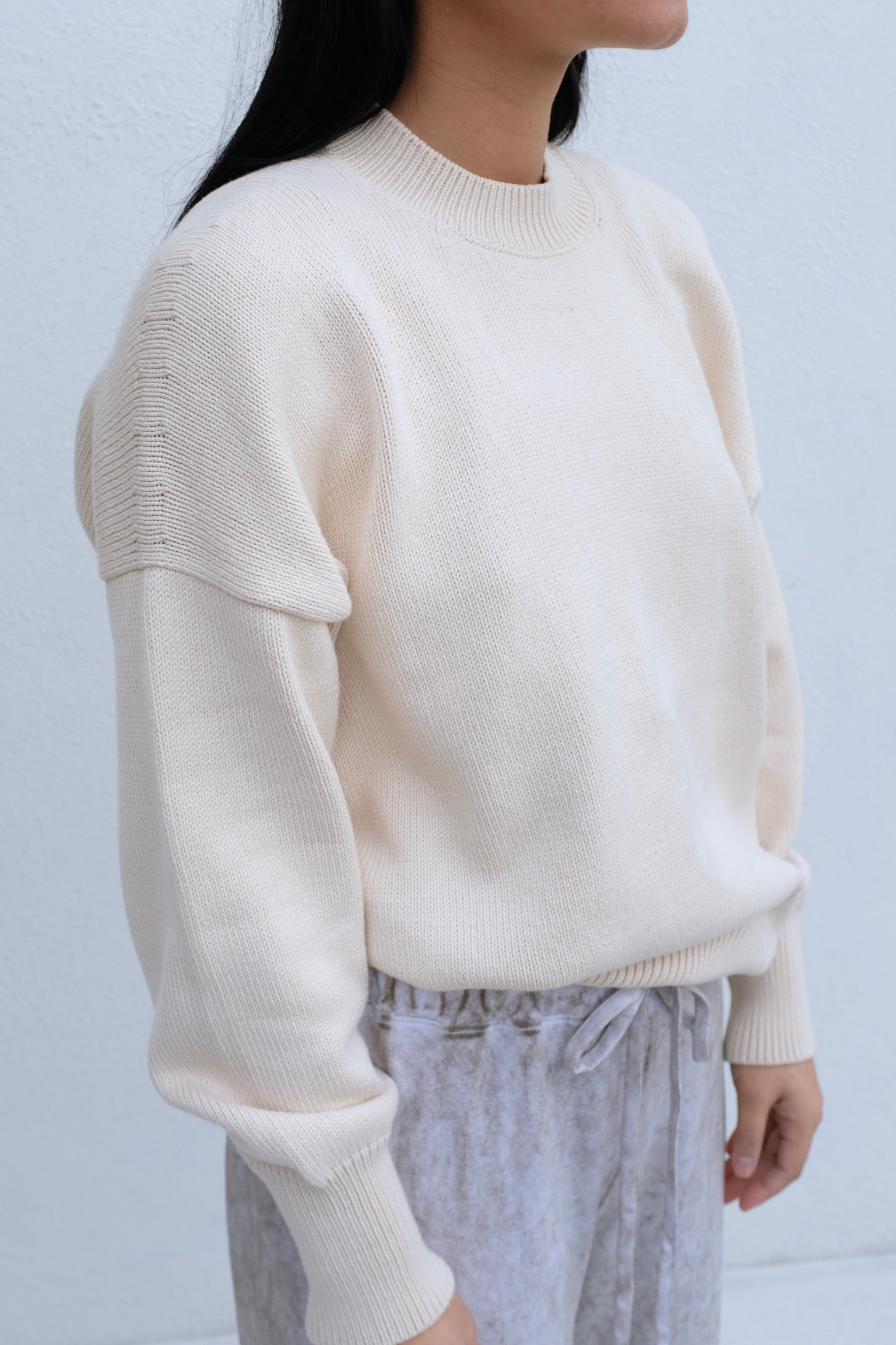 Lauren Manoogian Simple Crewneck / Natural