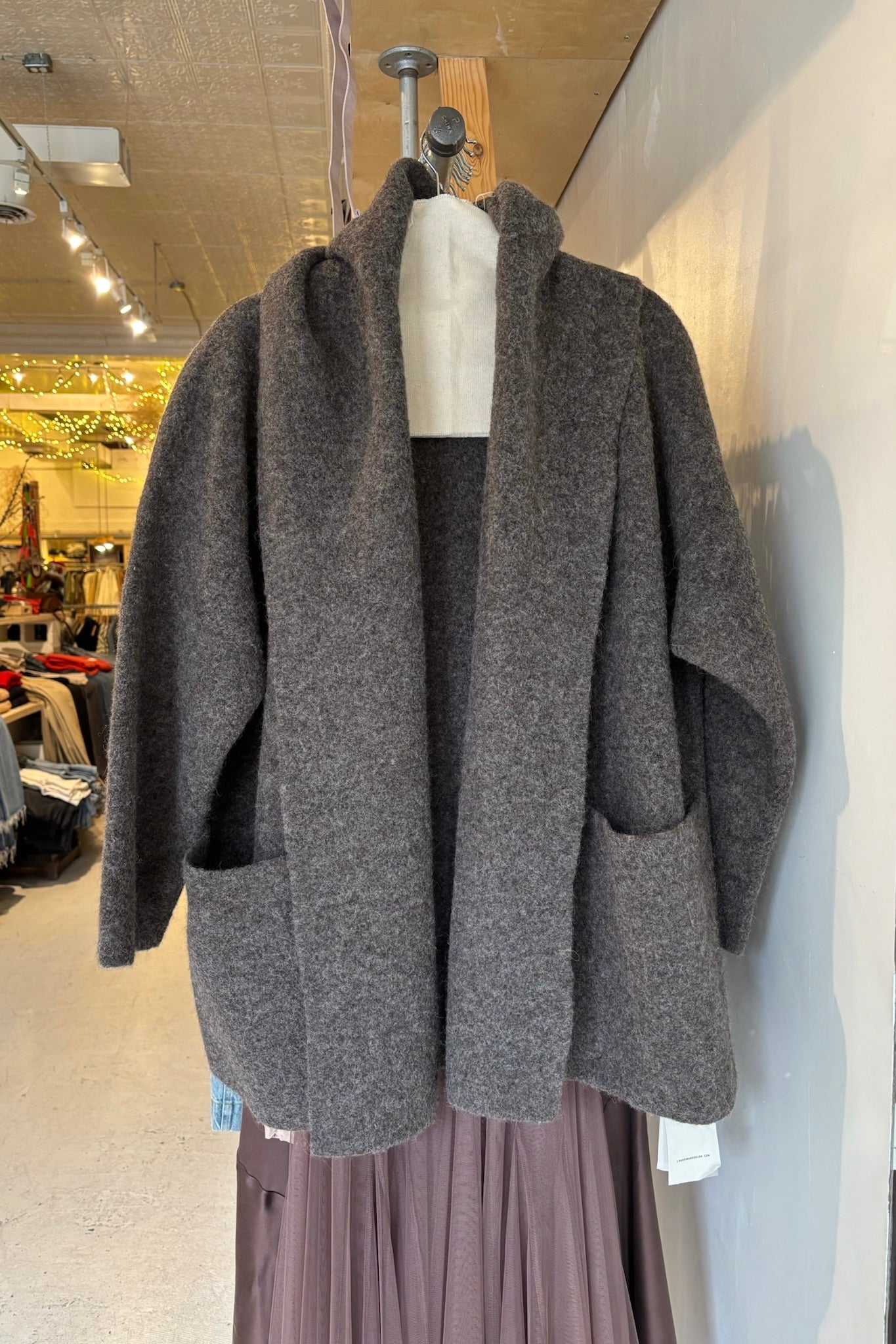 Double Face Coat / Blackened