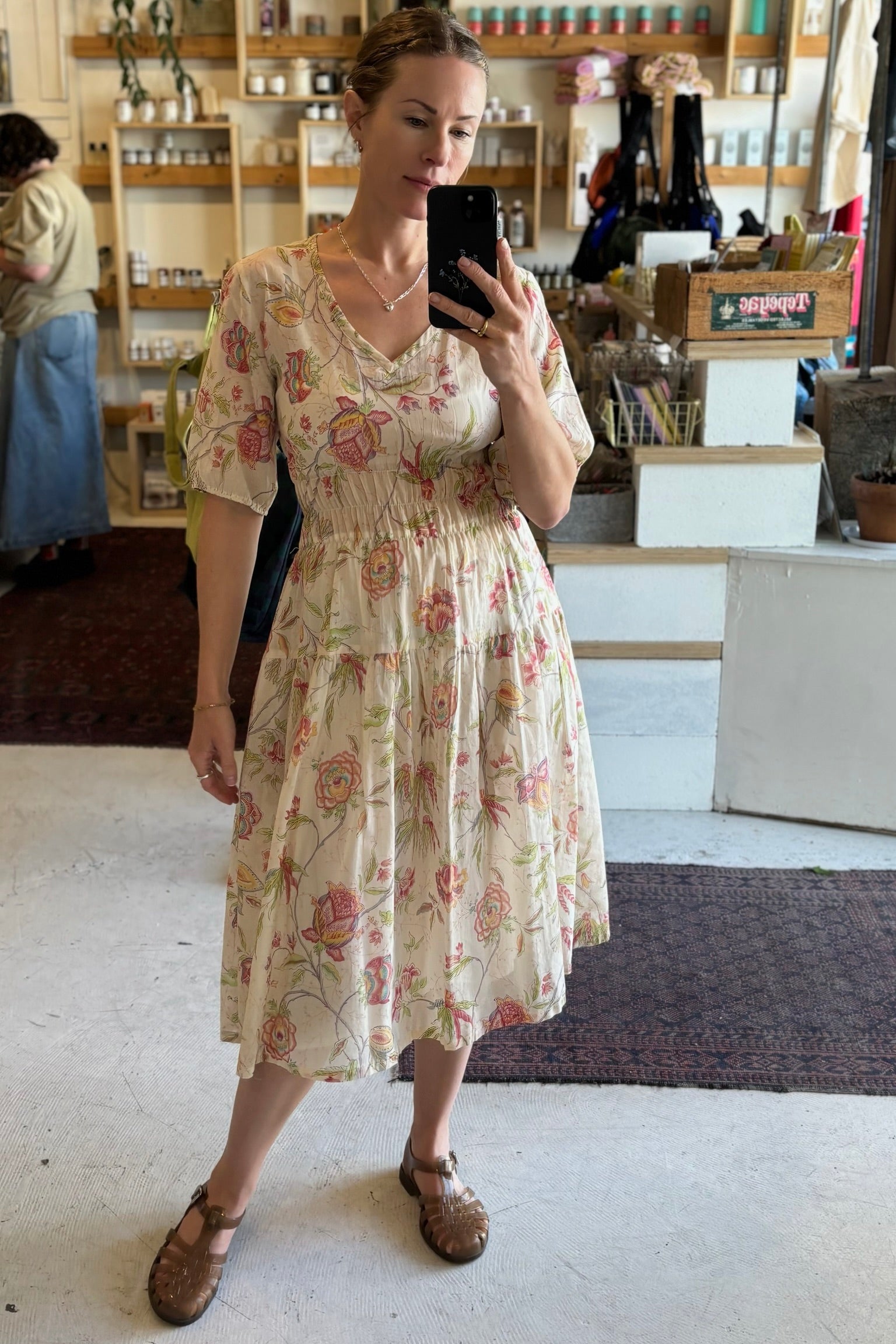 Modaspia Moonlight Dress/ Floral Voile