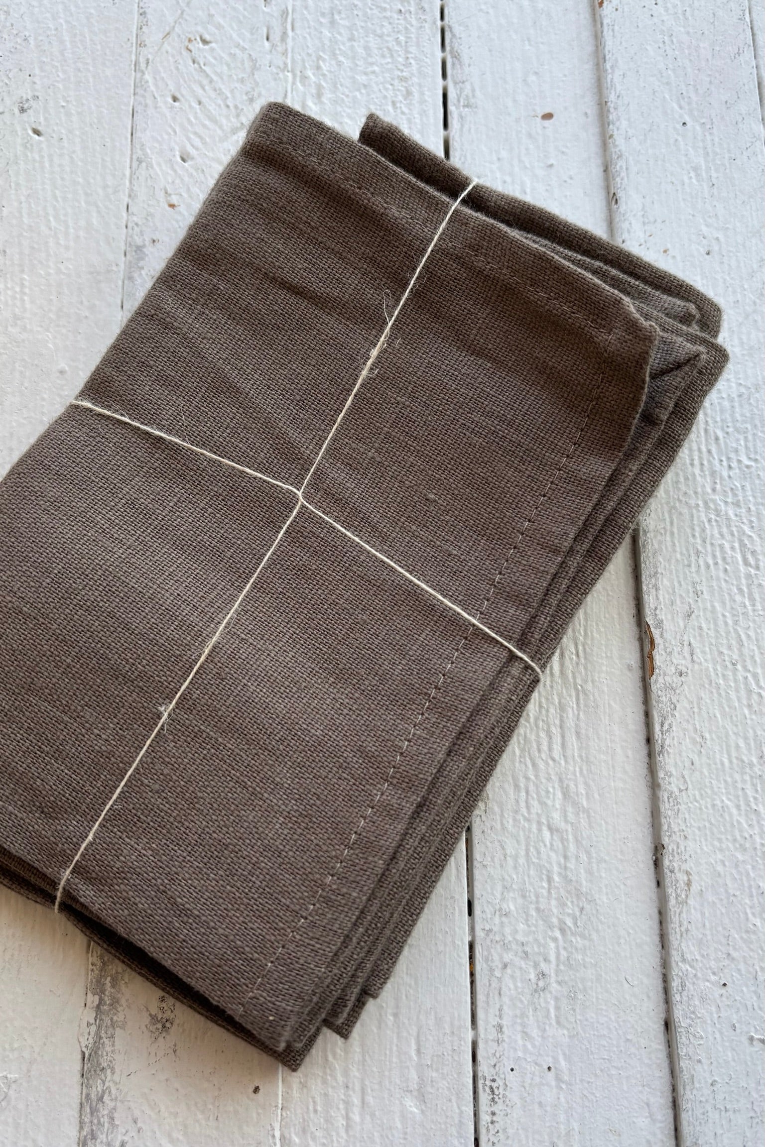 Tabby Napkins / Mud