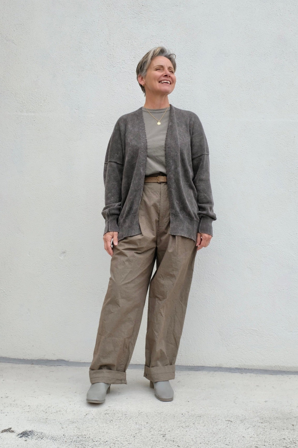 Lauren Manoogian Fade Cardigan / Washed Ink
