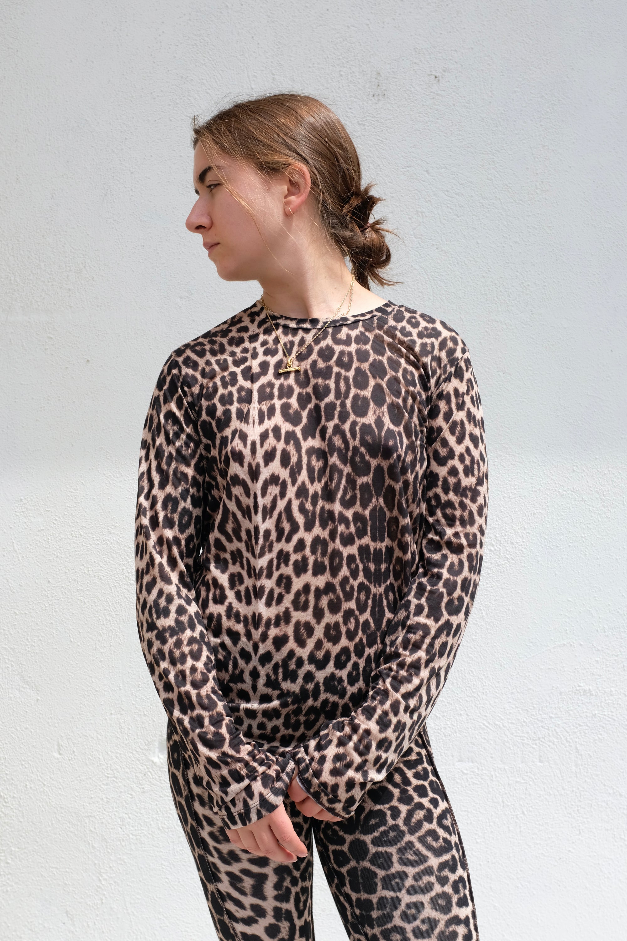 Long Sleeve Tee / Leopard
