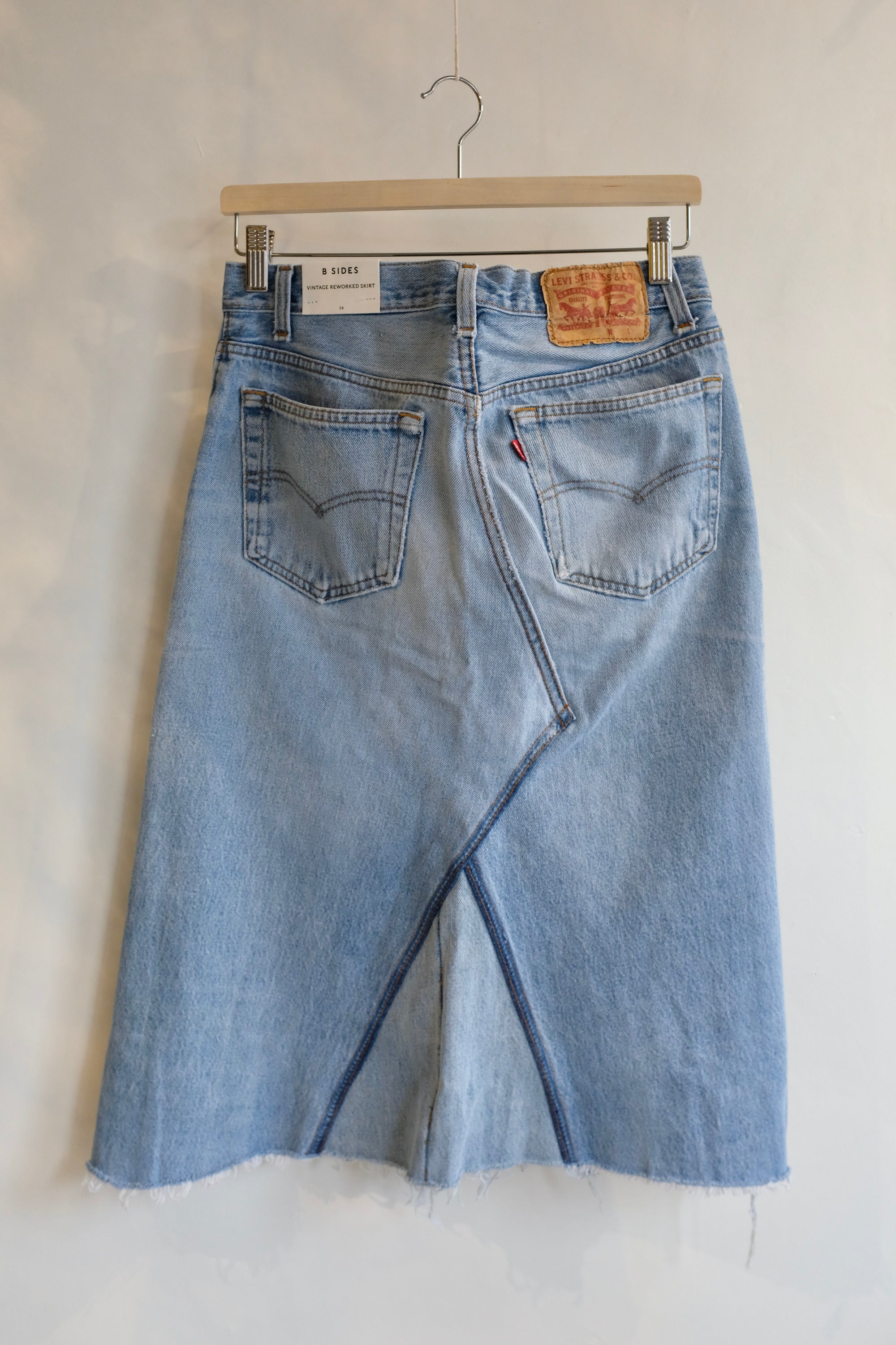 B sides Vintage Insert Skirt / Vintage Indigo