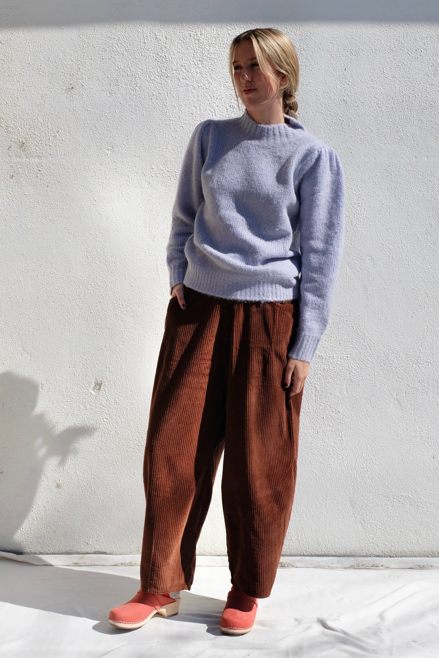 Hansel from Basel Fleur Pullover / Periwinkle