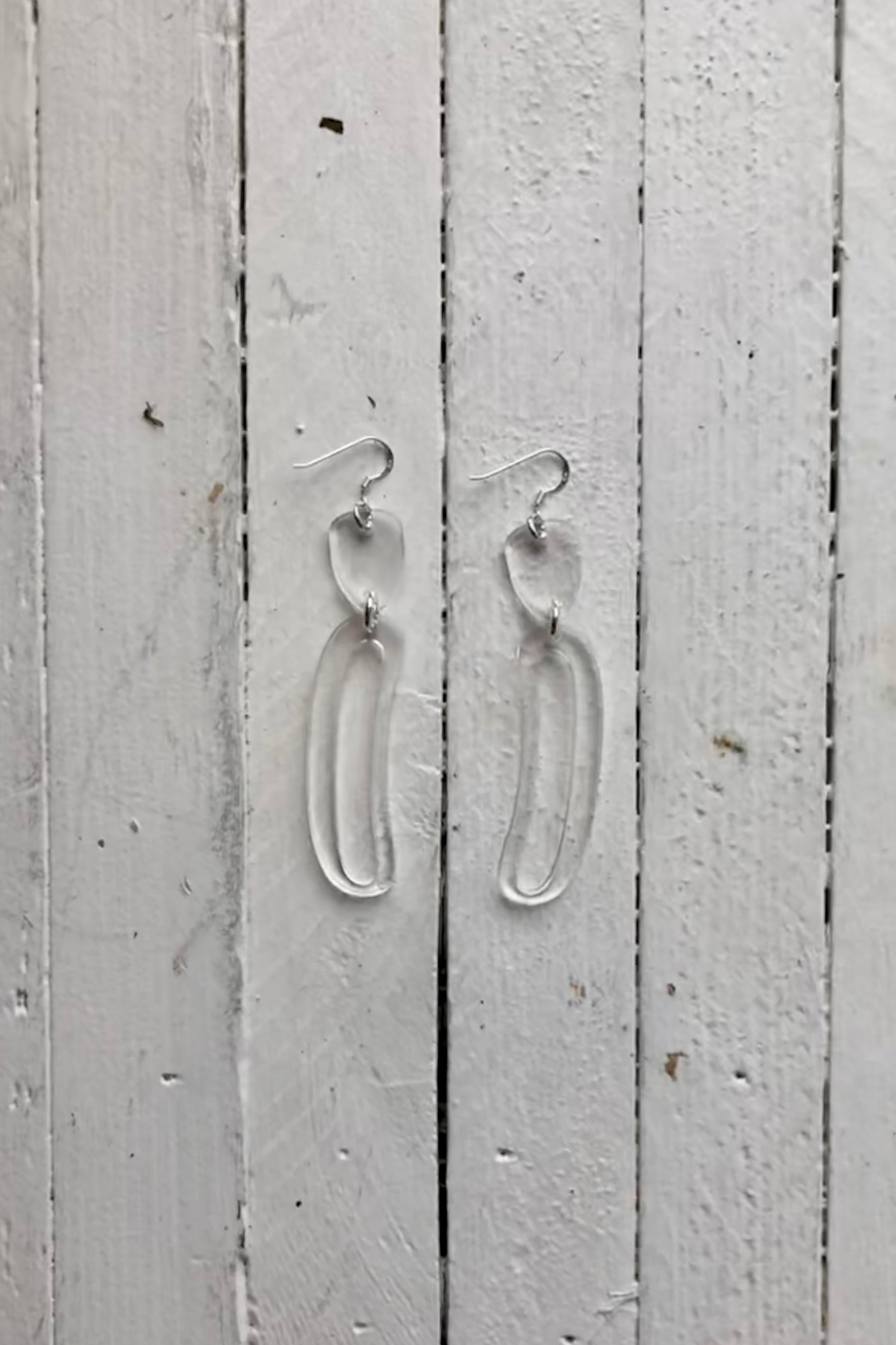 Warren Steven Scott Mini Elongated Ovoid / Clear