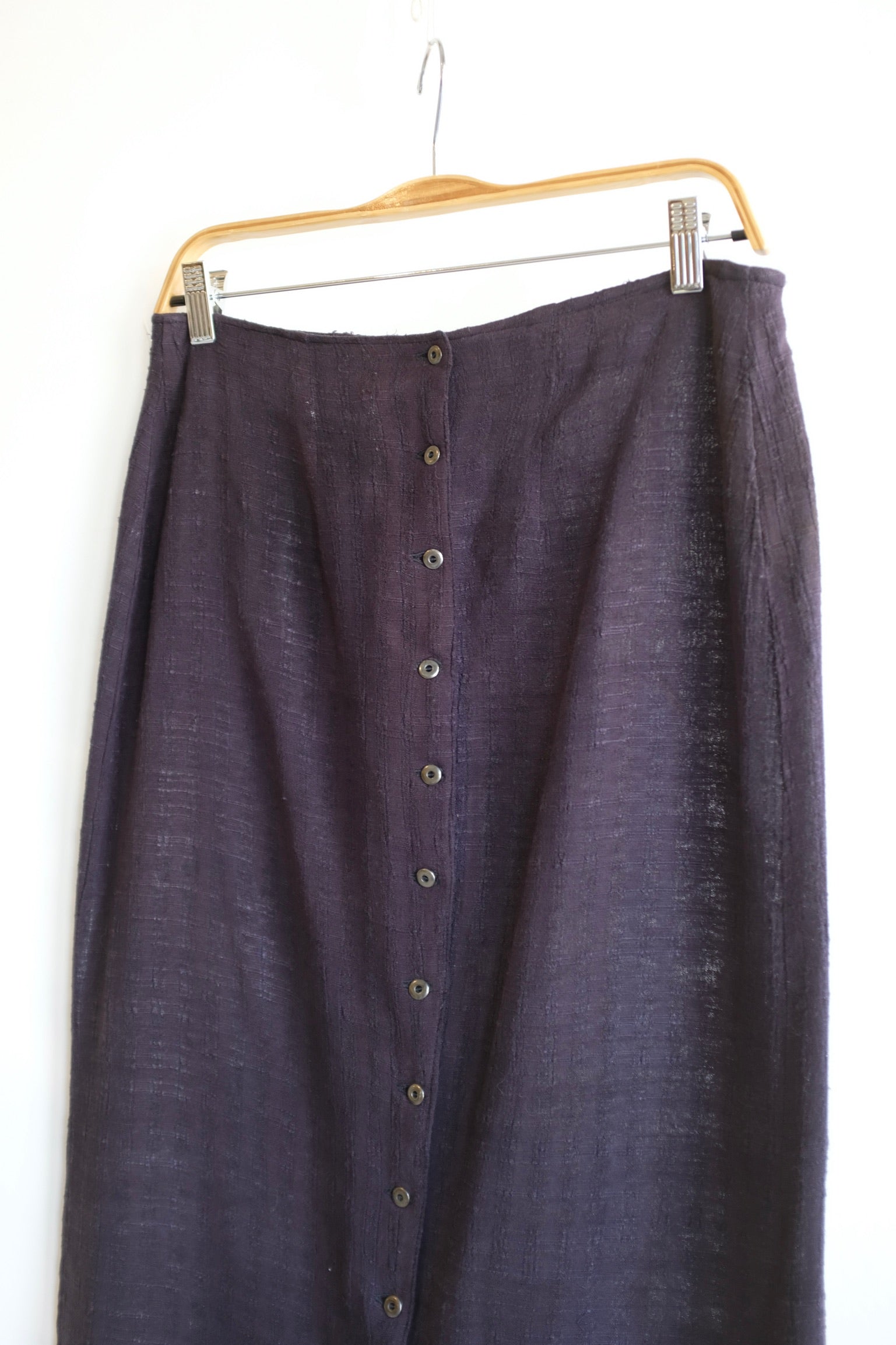 Pre-loved / Banjar Long Button Skirt / Size Large