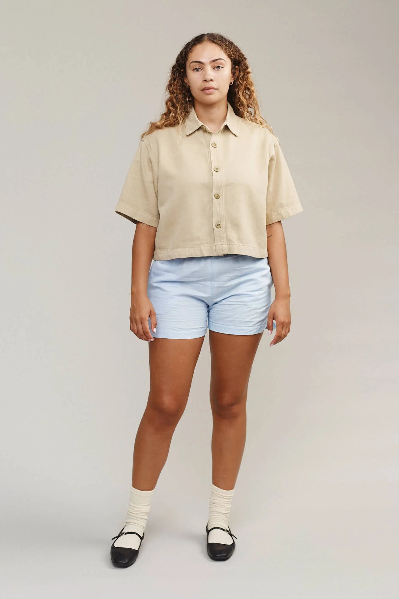 Jungmaven Cabana Short / Steel Blue