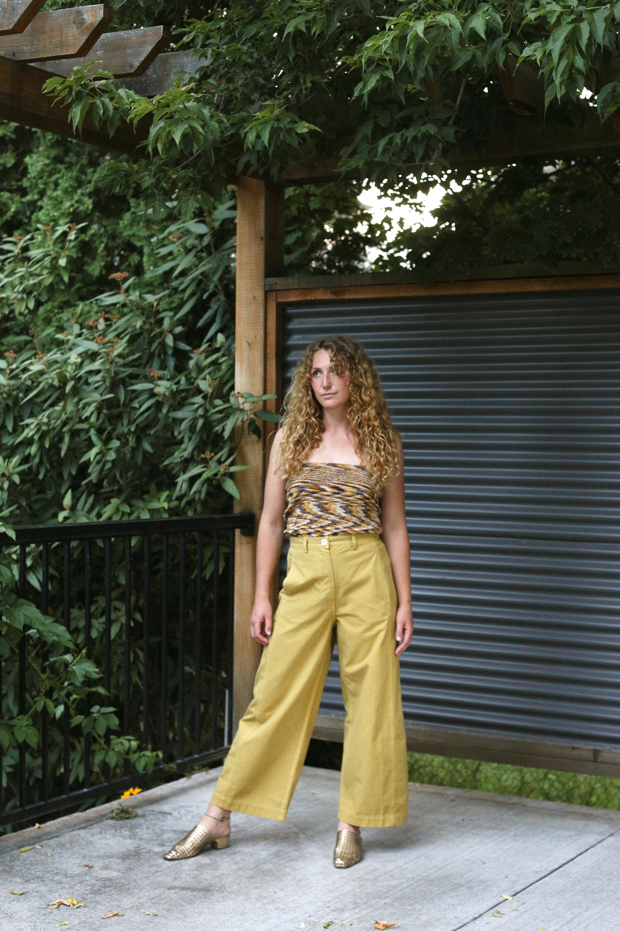 Flute Skirt / Brown Melange