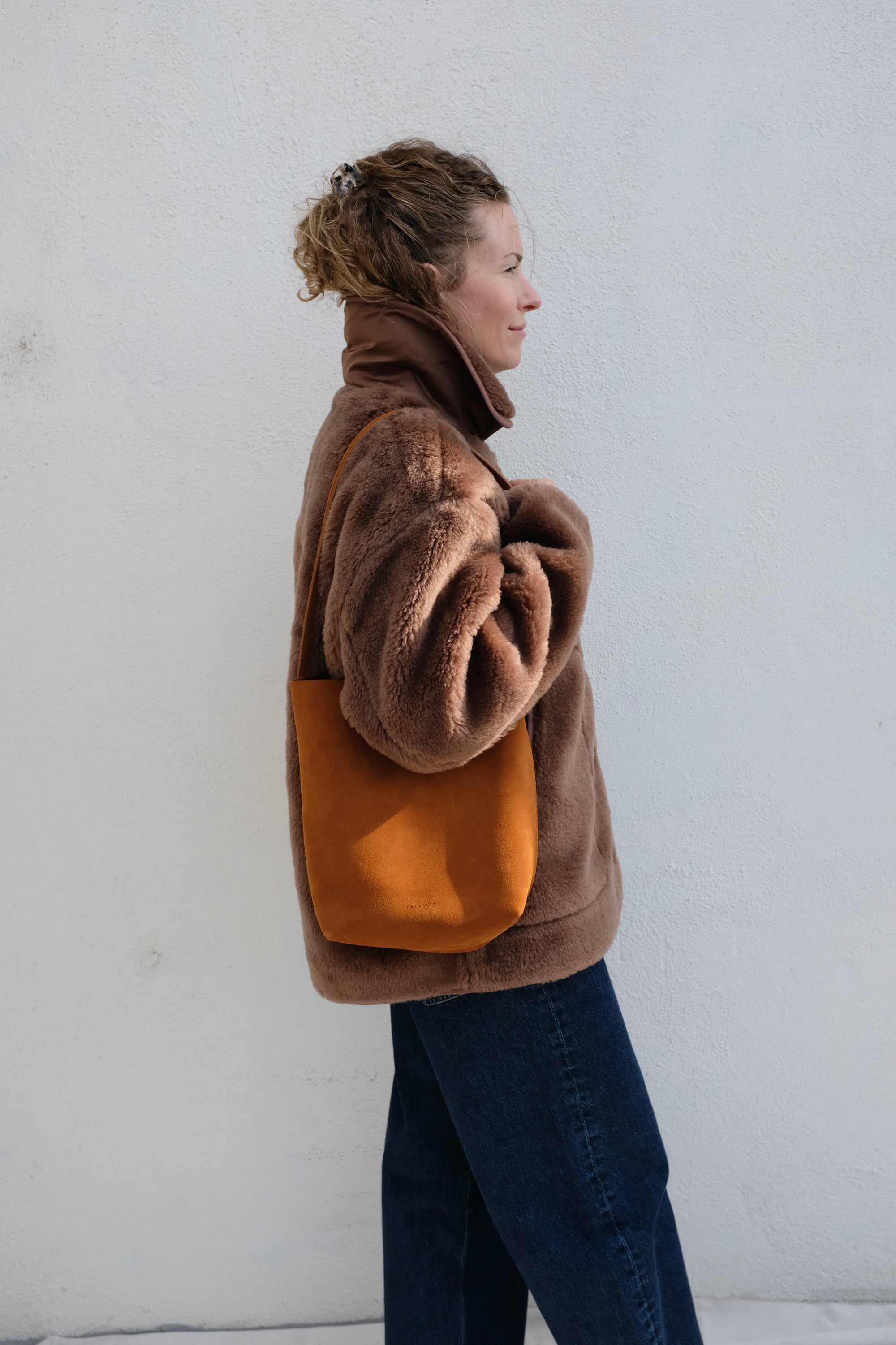 Astrid Sherpa Jacket / Warm Brown