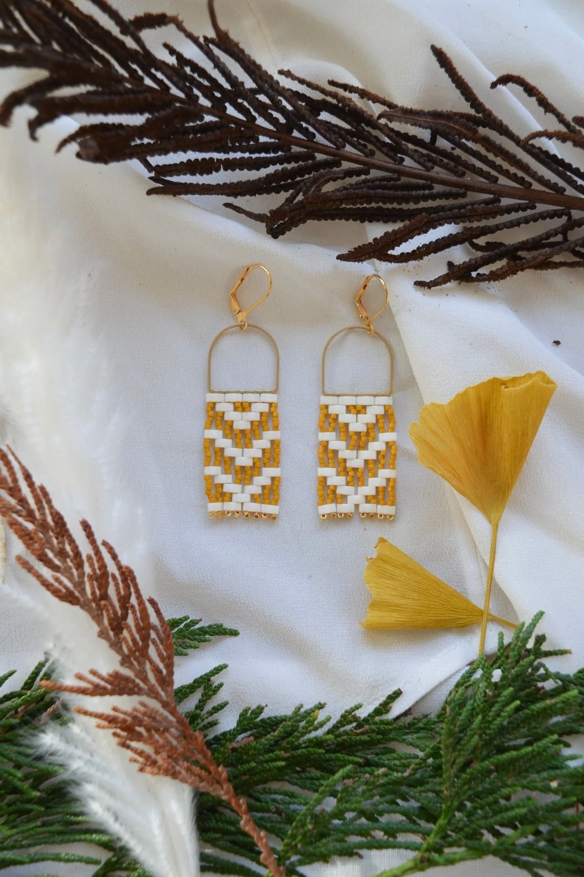 Three Sisters by Emma Michif Woven / Mustard