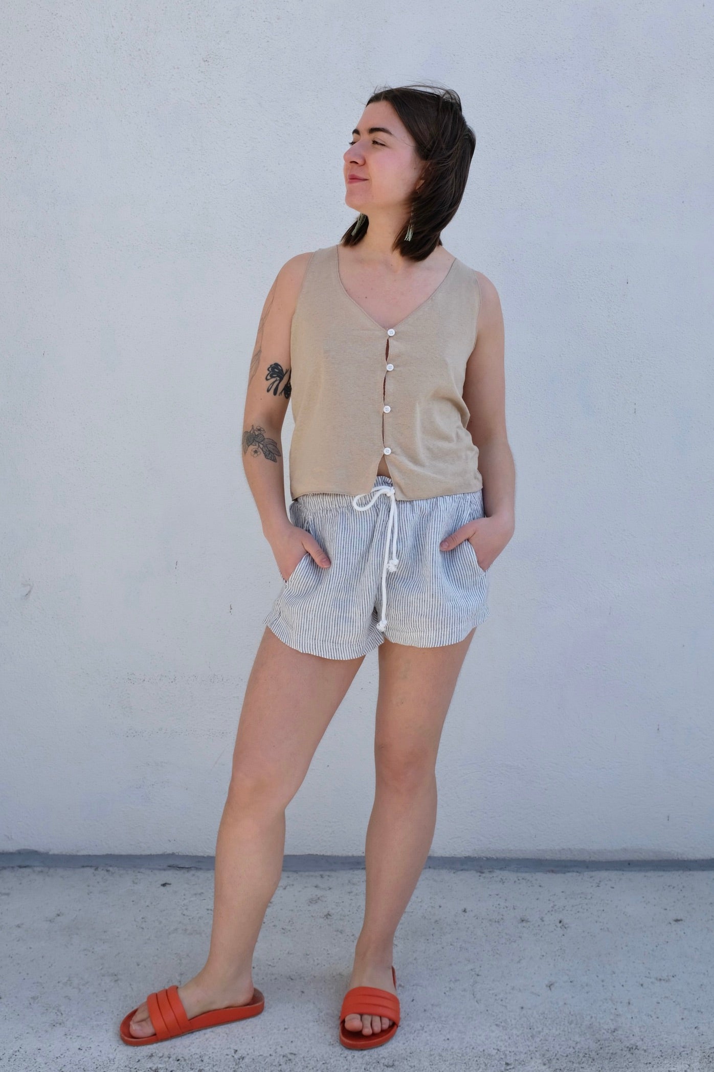 Left on Friday Getaway Short / Varsity Coconut