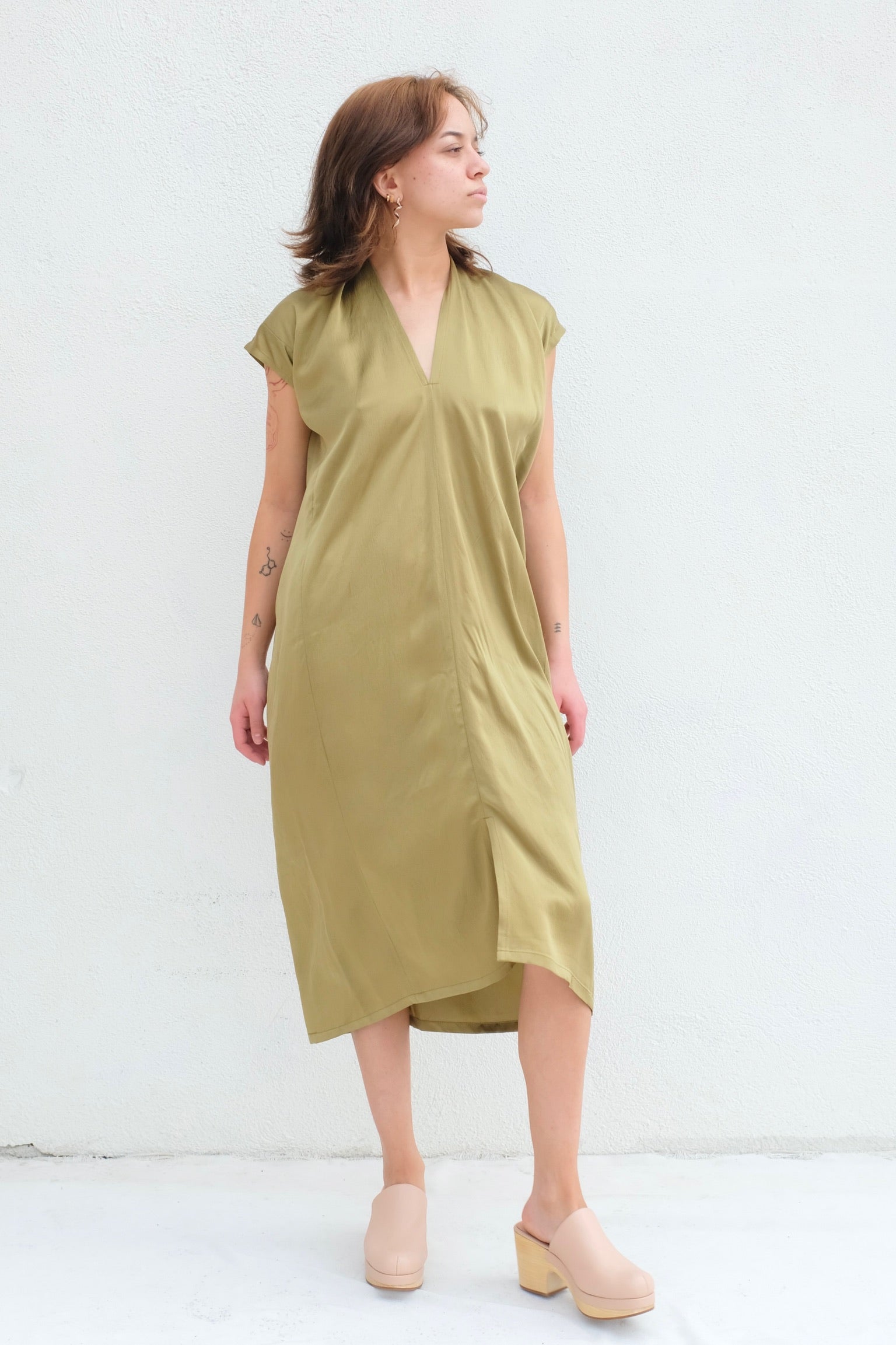 Knot Dress Silk Charmeuse / Pericón & Iron