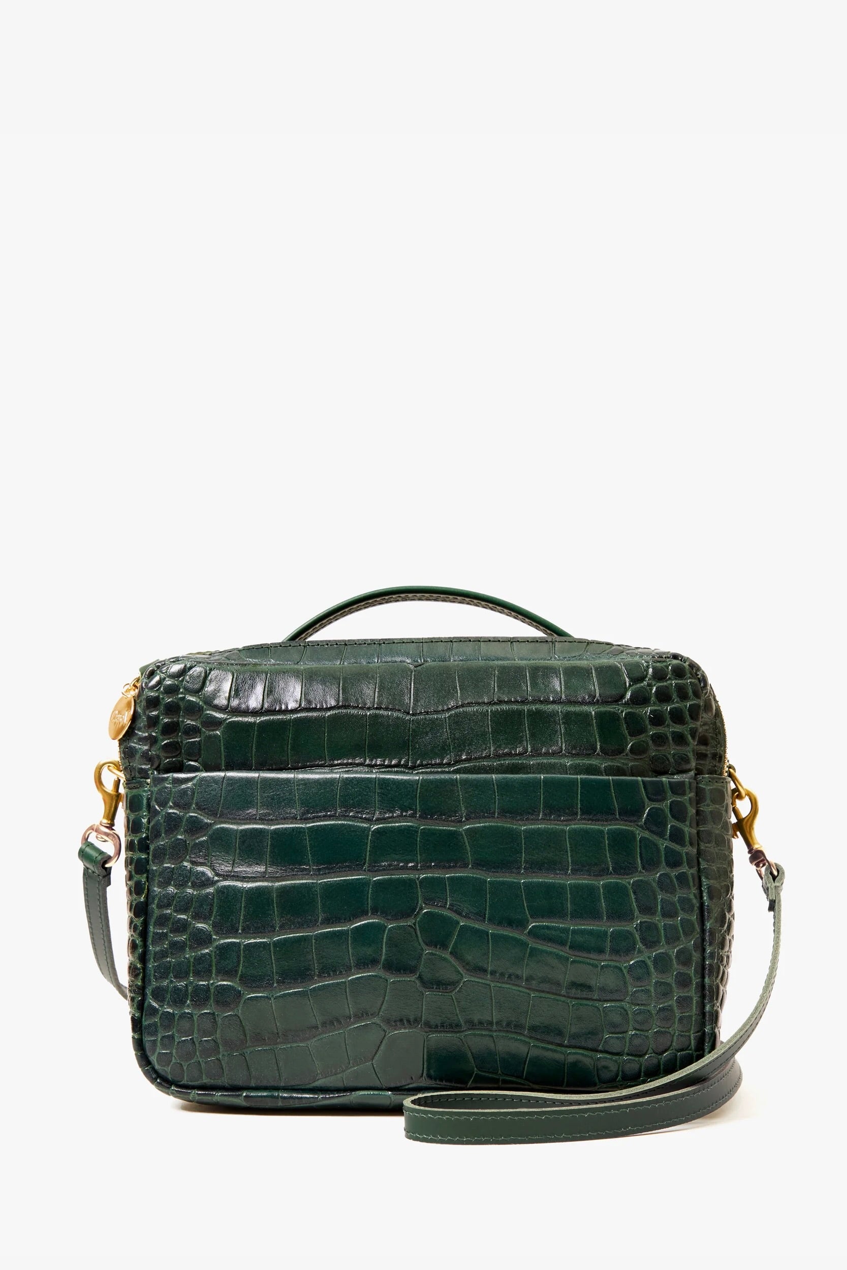 Mirabel /Deep Pine Embossed Croc