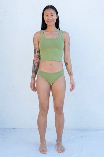 Jungmaven Bikini Brief / Dark Matcha
