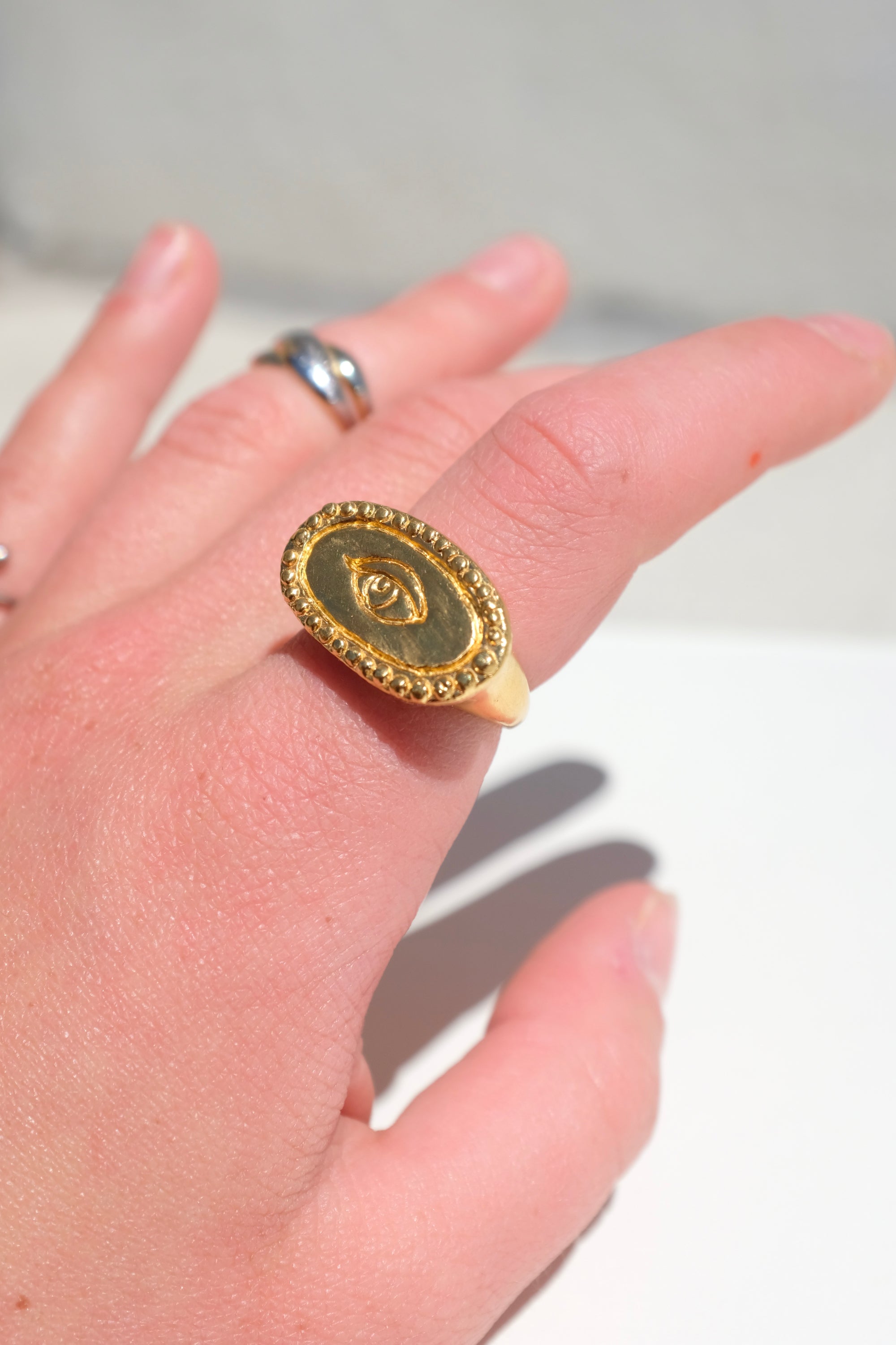 Mercurial nyc Perception Ring / Gold Plate