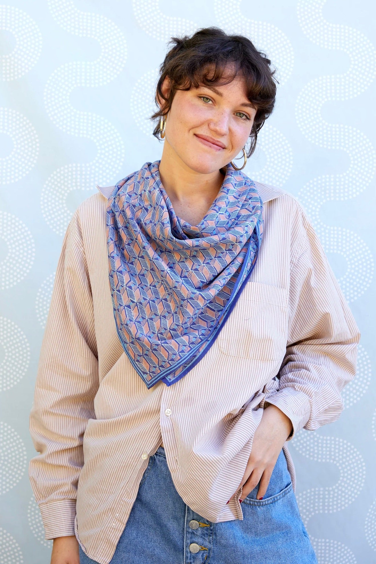 Block Shop Batten Square Scarf